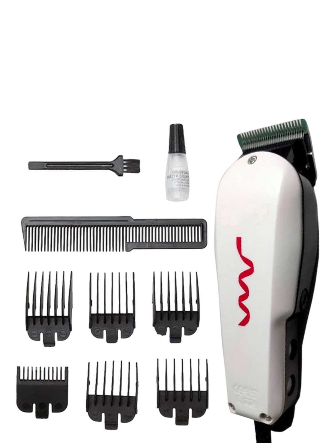 

KMI Salon Professional Corded Hair Cutting Machine Fully Waterproof Trimmer, White