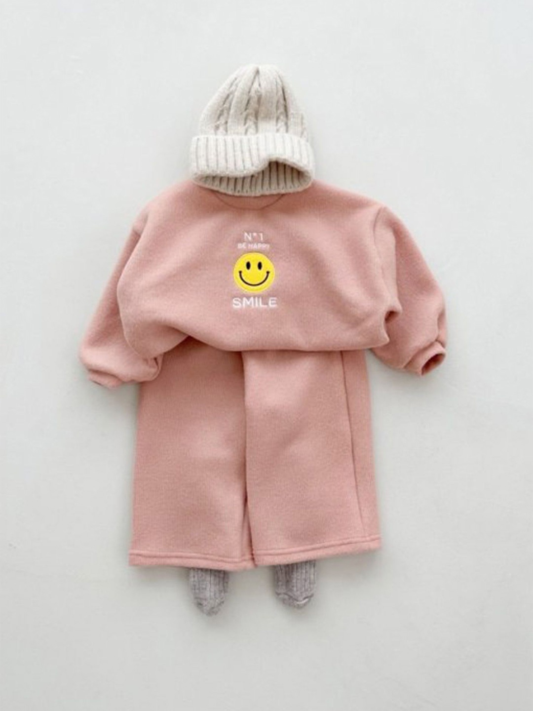

LULU & SKY Girls Printed Top with Pyjamas, Pink