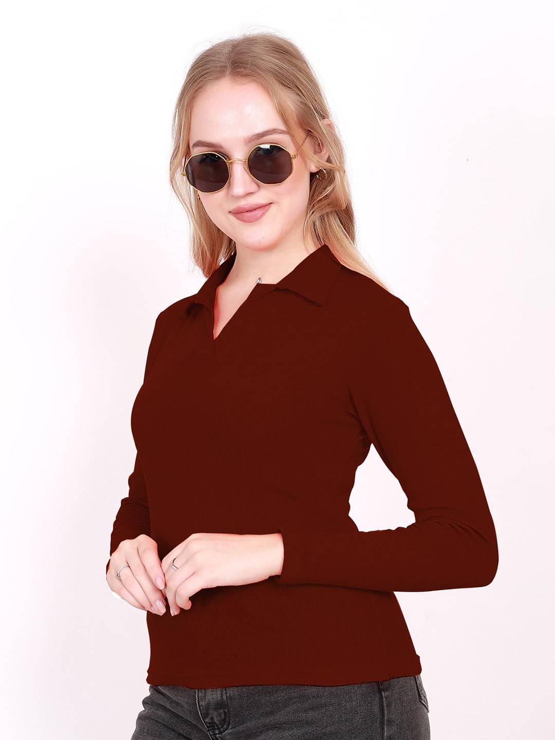 

BAESD Top, Maroon