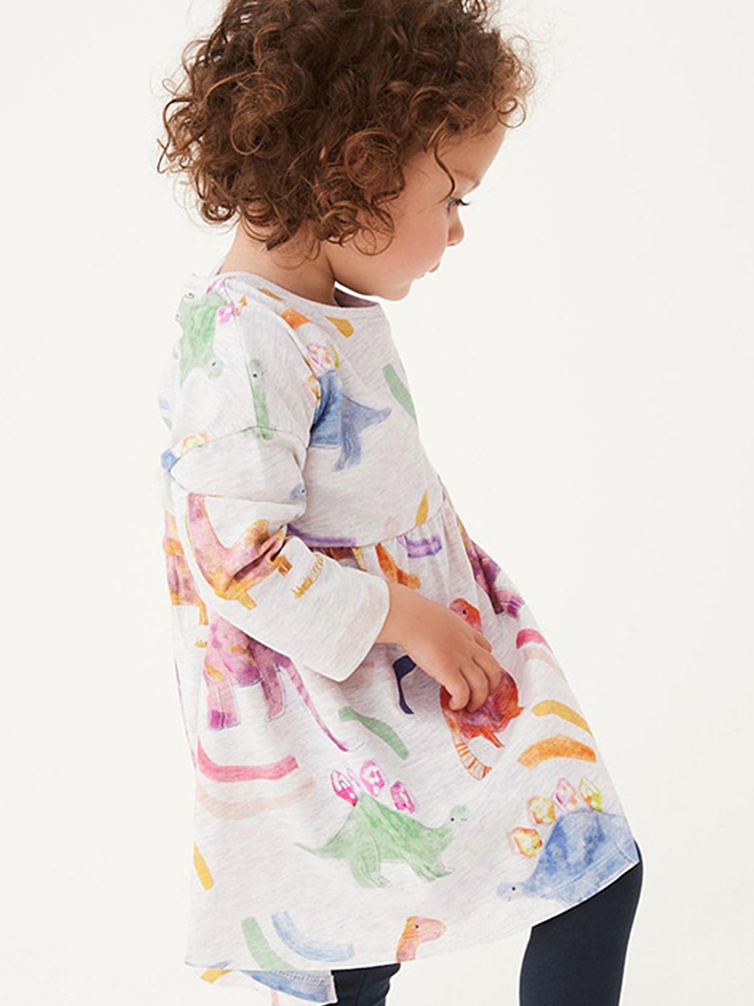 

LULU & SKY Floral Print A-Line Dress, Multi