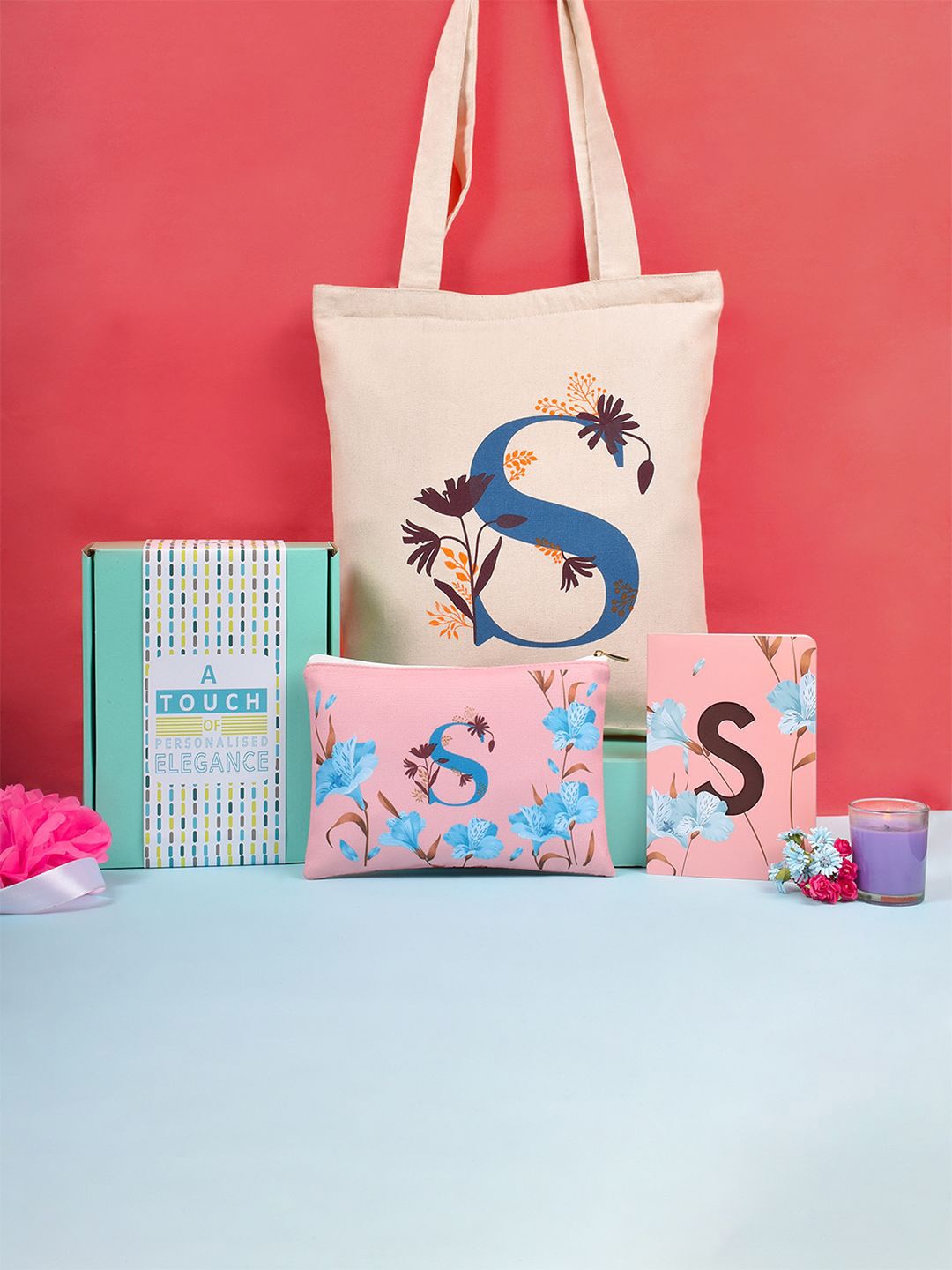 

Doodle Monogram S Gift Set, Cream