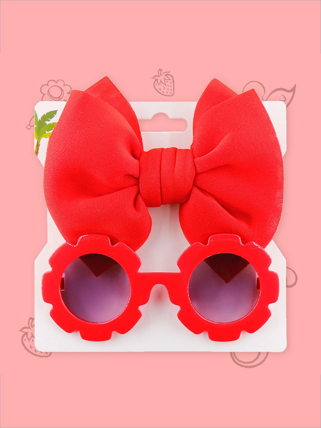 

Polka Tots Girls Round Sunglasses, Red