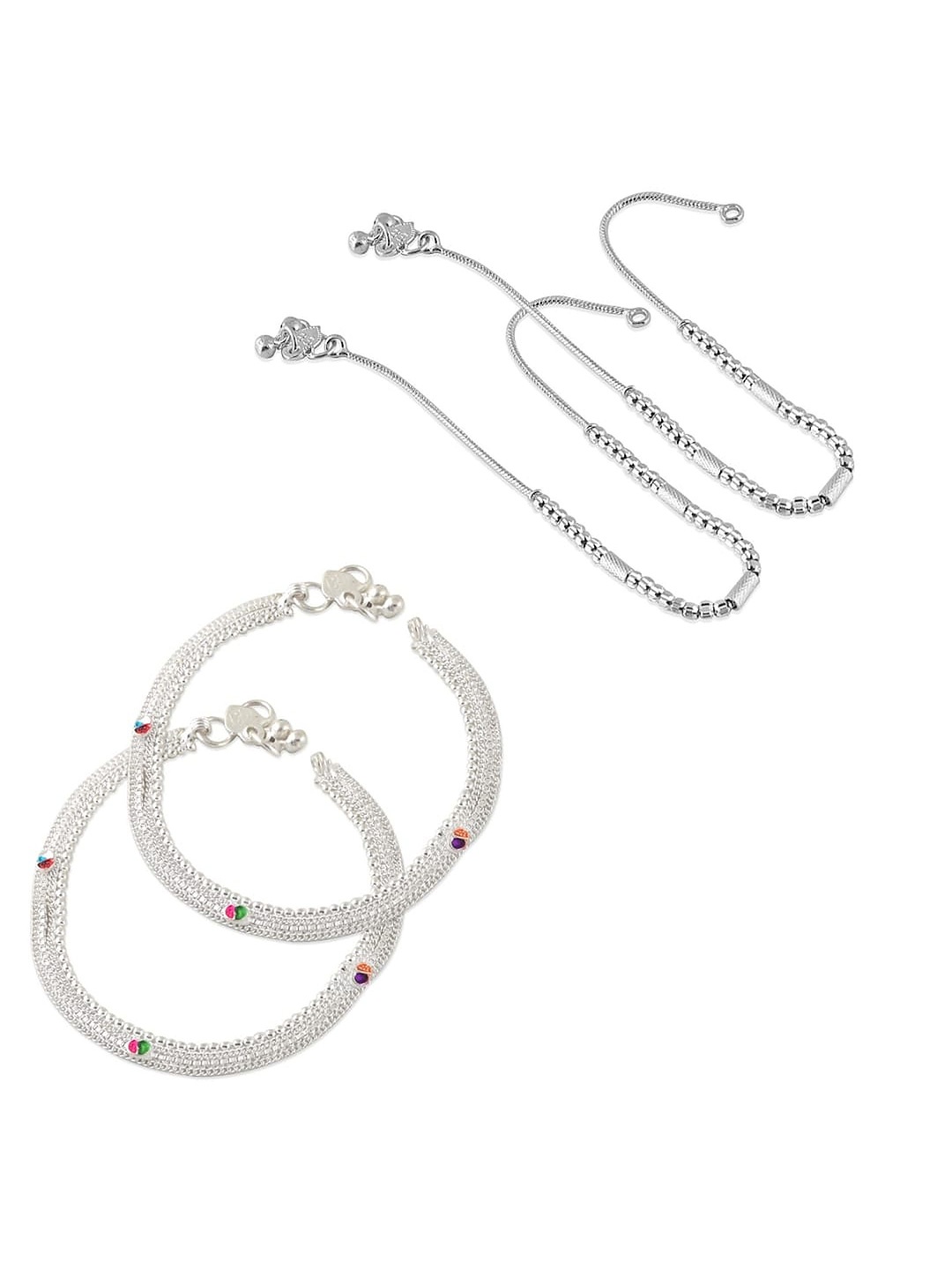 

Lila Silver-Plated Anklet