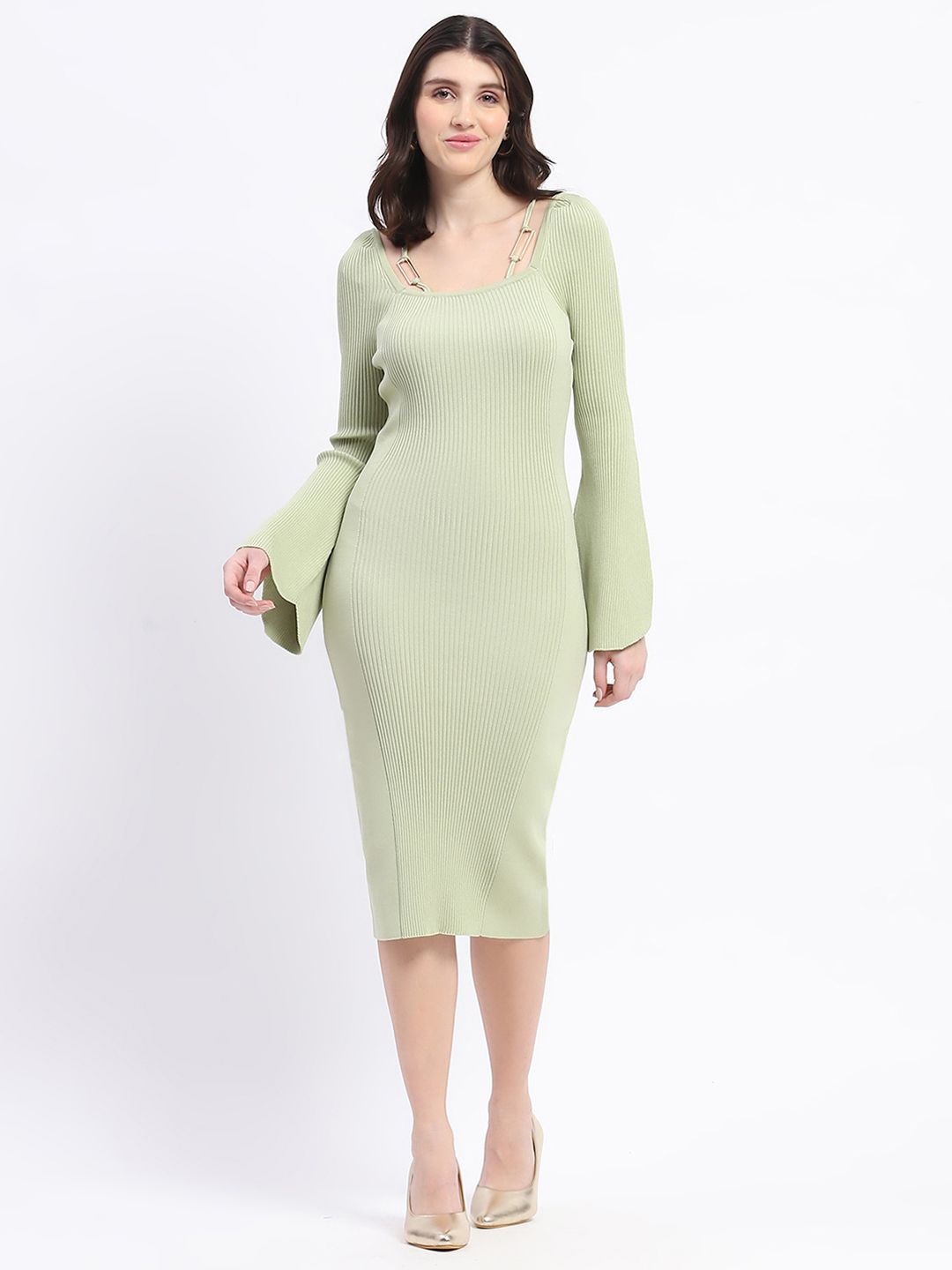 

Madame Bodycon Midi Dress, Green