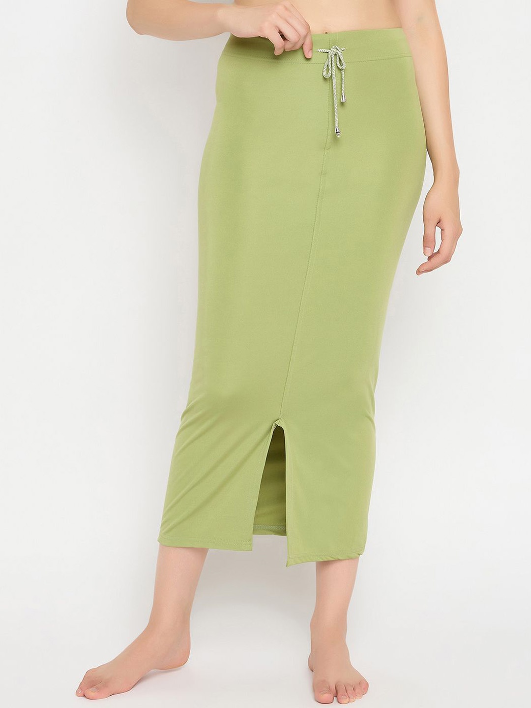 

HOT BEES Women Stretchable Seamless Saree Shapewear, Sea green