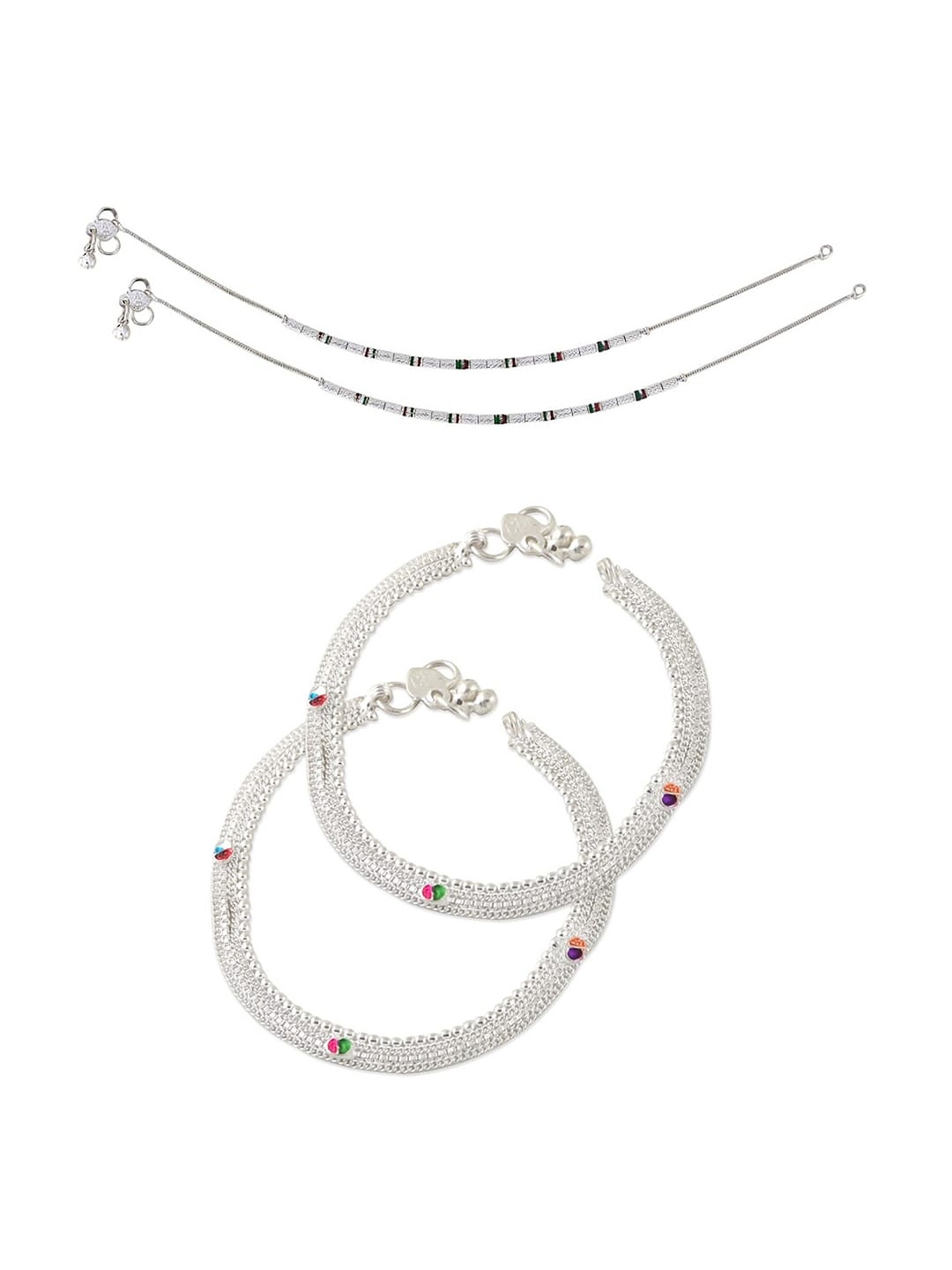 

Lila Silver-Plated Anklet