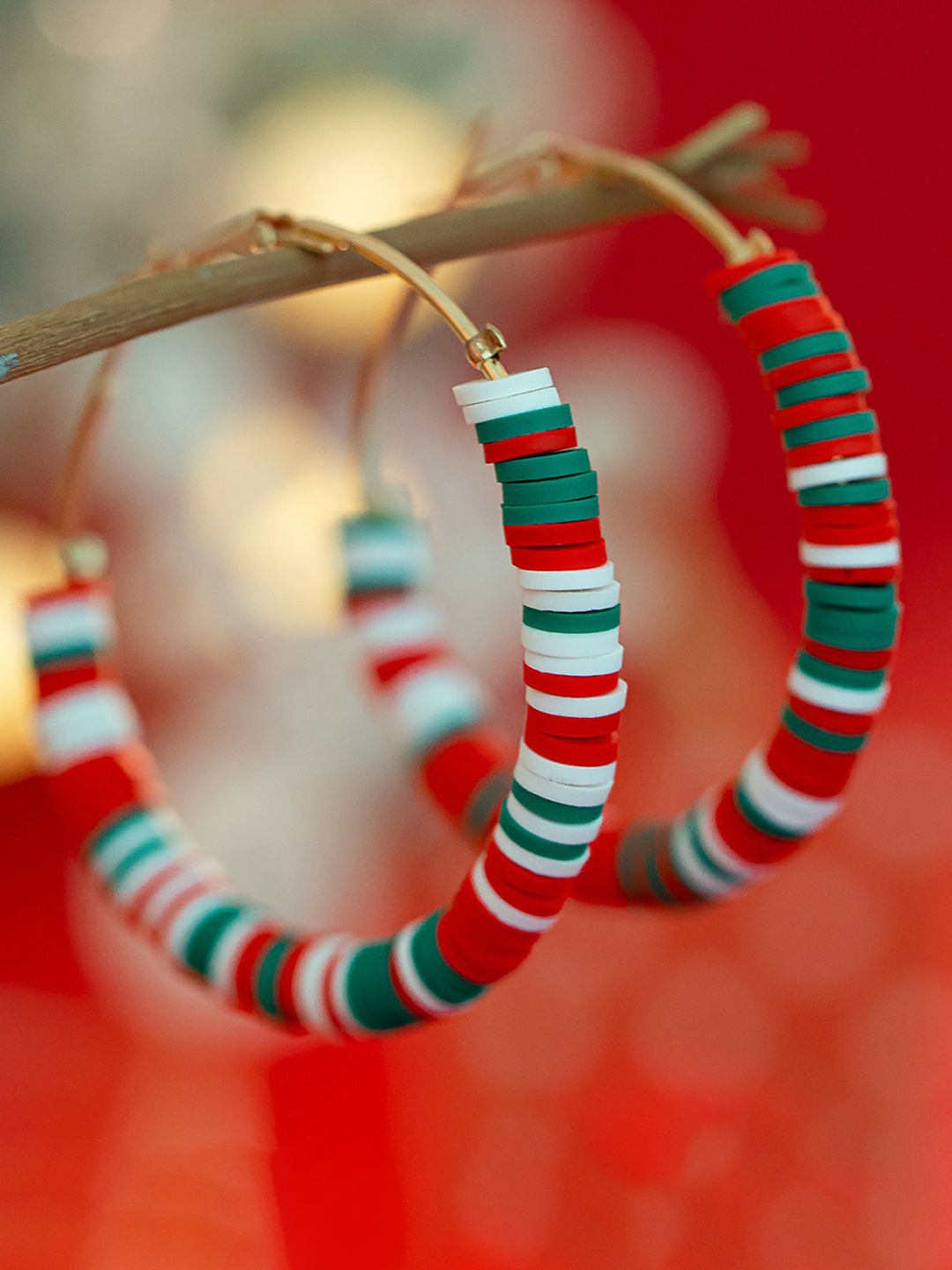 

StyleCast x Revolte Circular Half Hoop Earrings, Multi