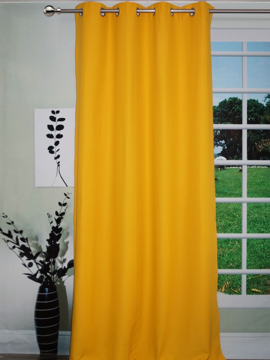 

Lushomes Yellow Door Curtain