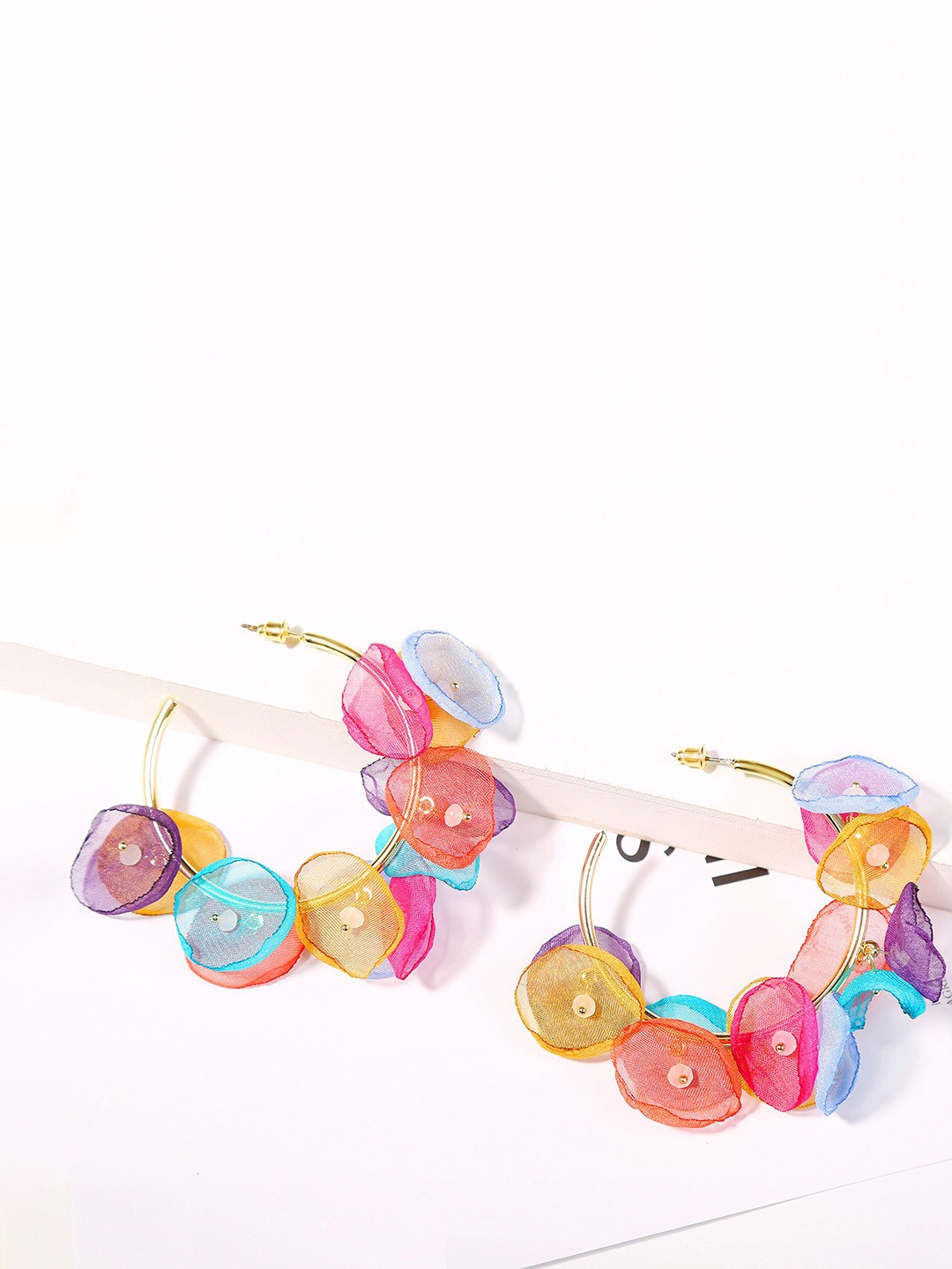 

StyleCast x Revolte Floral Drop Earrings, Multi