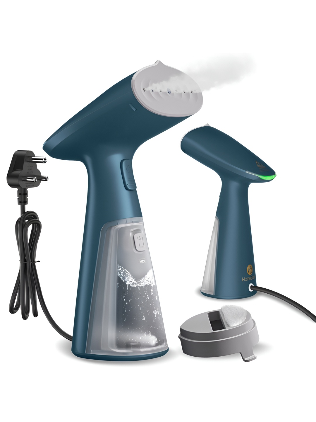 

HOMEBASICS 1000W Vertical Garment Steamer, Blue