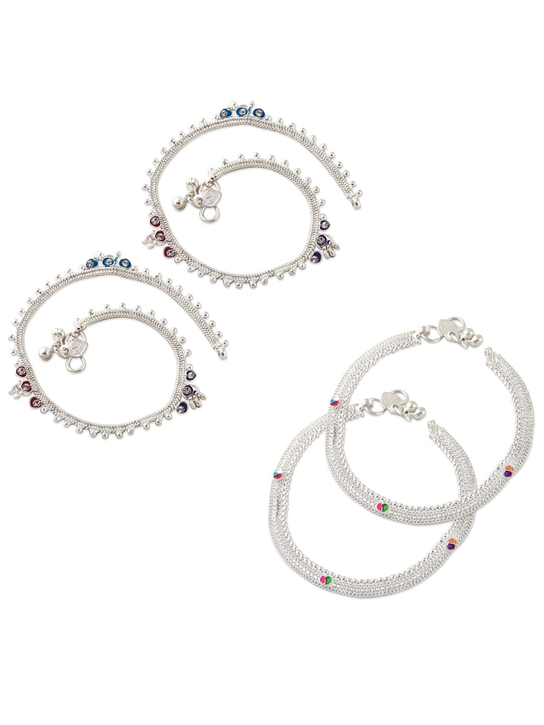 

Lila Silver-Plated Anklet