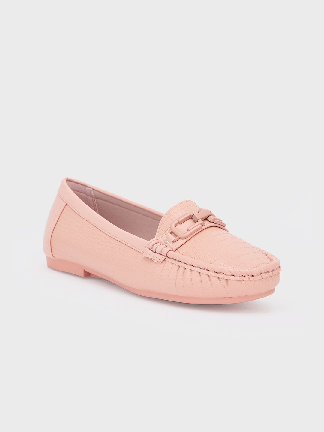 

Sole To Soul Women Ballerinas with Buckles Flats, Peach