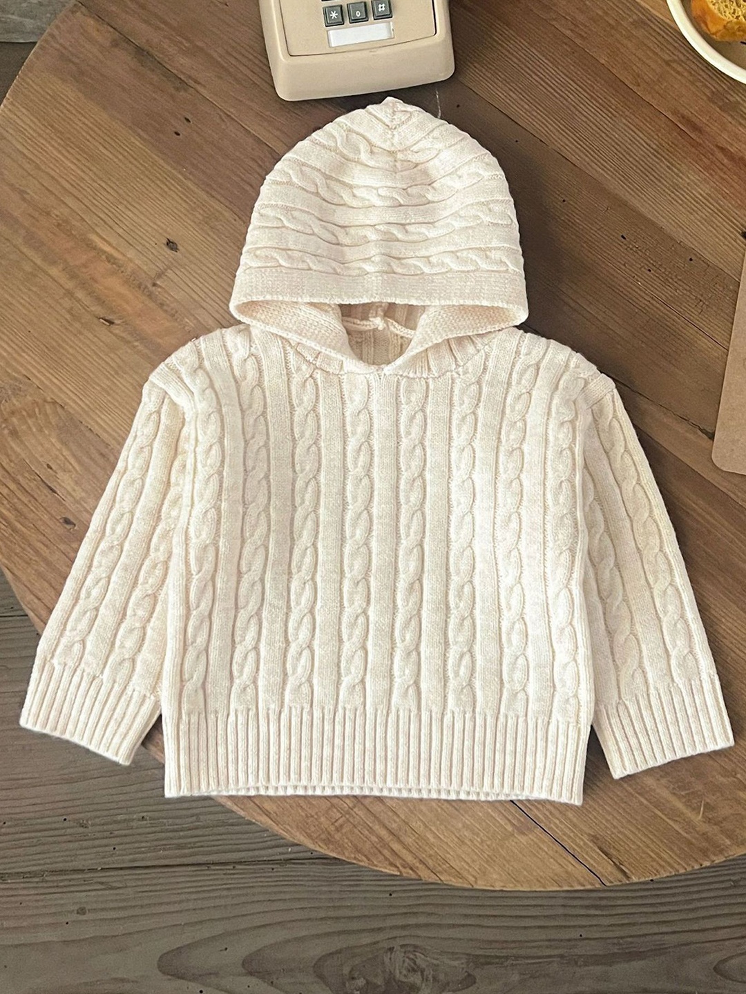 

LULU & SKY Girls Printed Sweatshirt, Beige