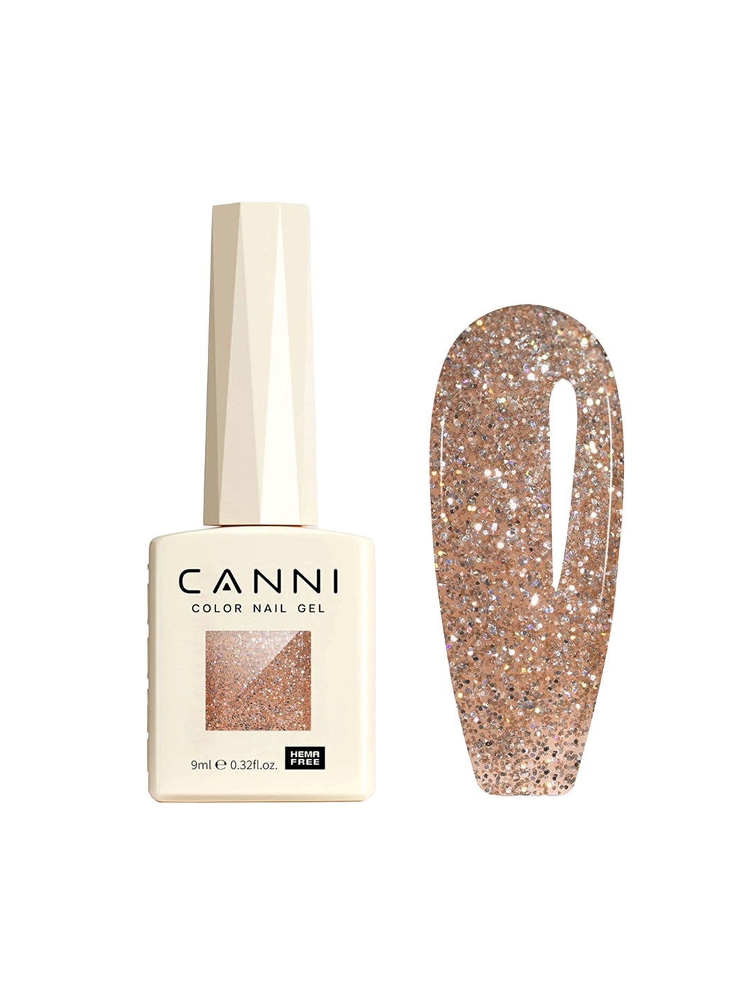 

CANNI Hema Free Gel Nail Polish - 9 ml - 8061, Multi