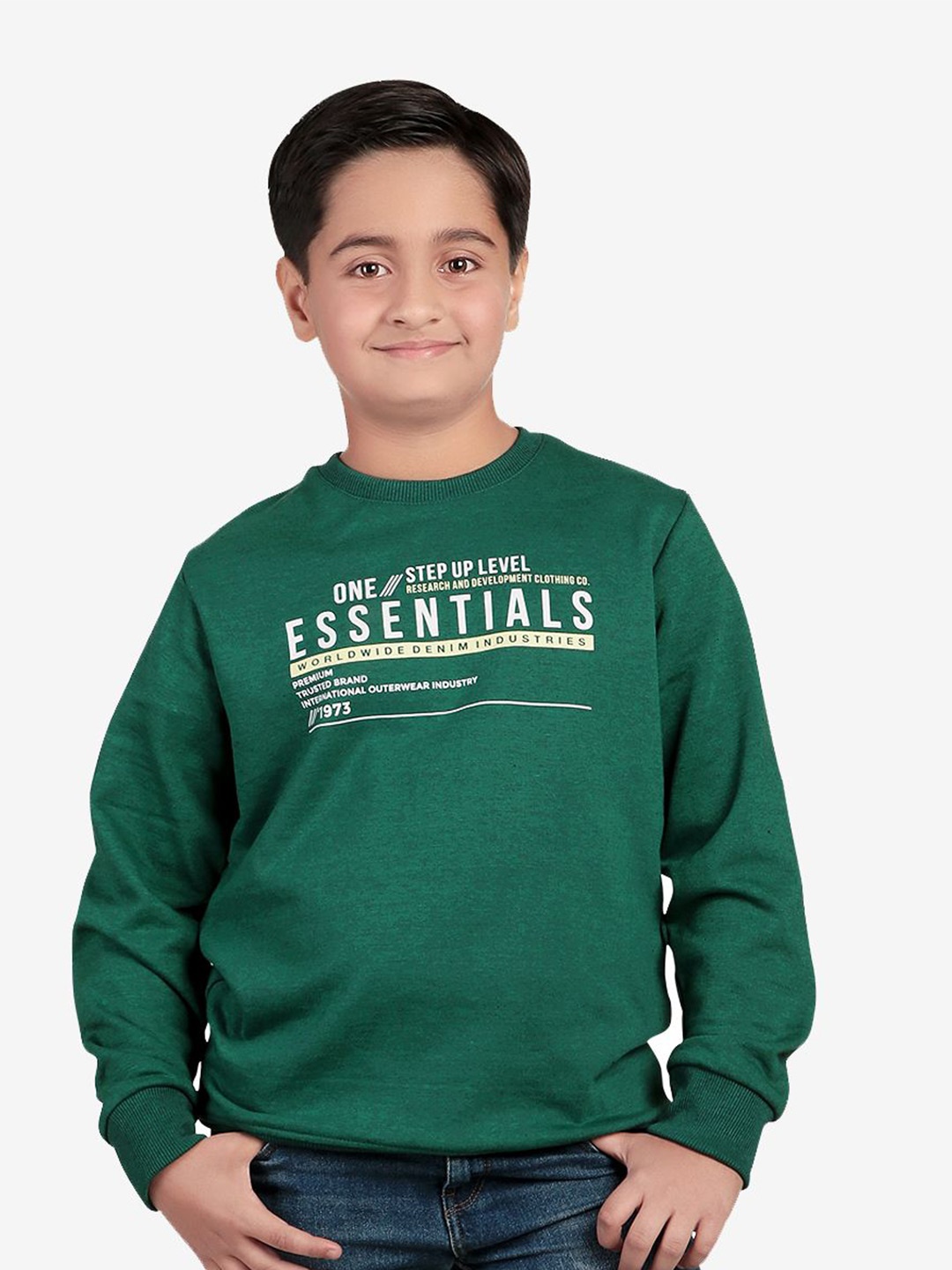 

Bodycare Boys Printed Sweatshirt, Green