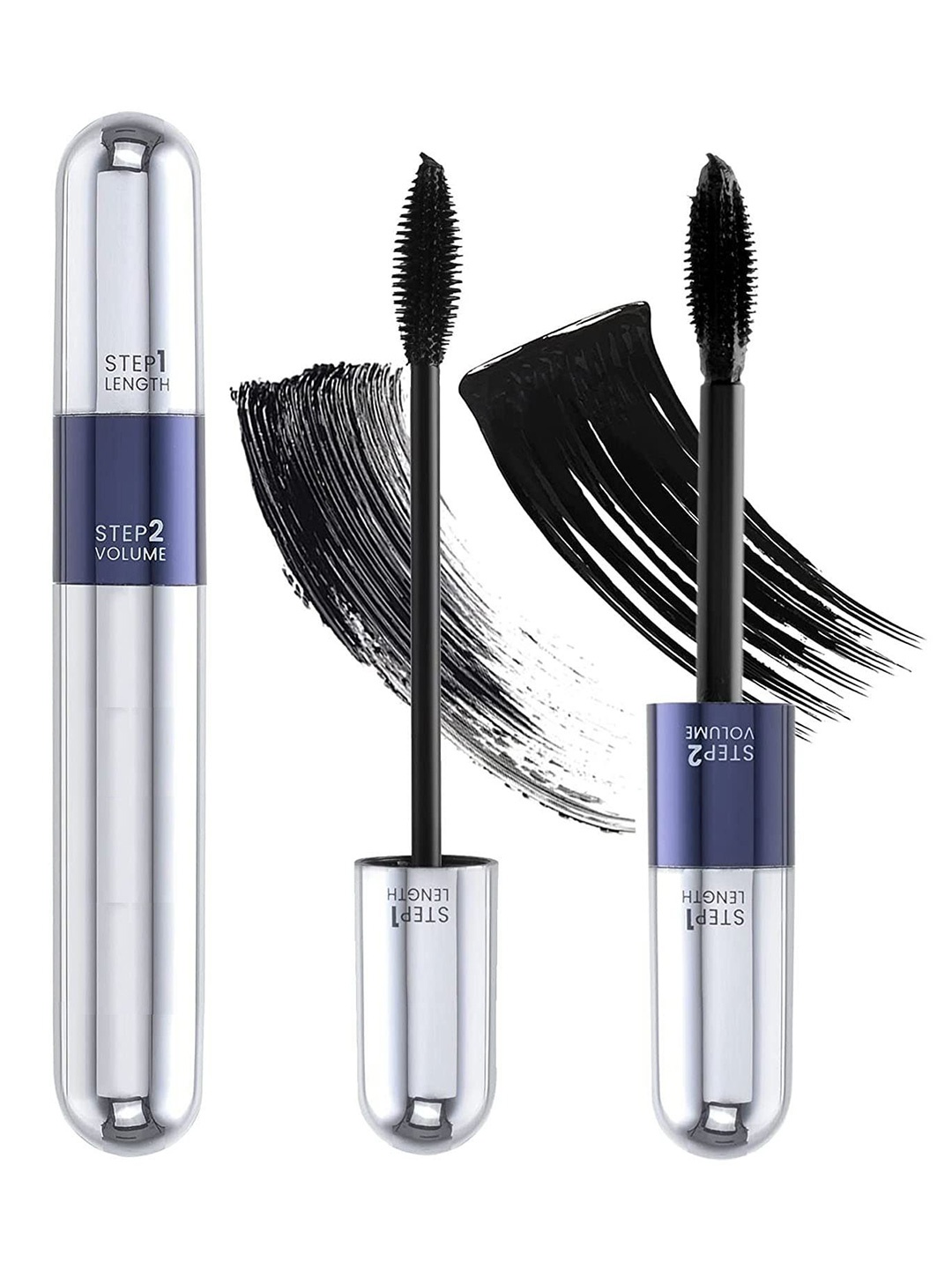 

MAKEUP FEVER 2 In 1 Volumizing & Lengthening Mascara - 15 ml, Black