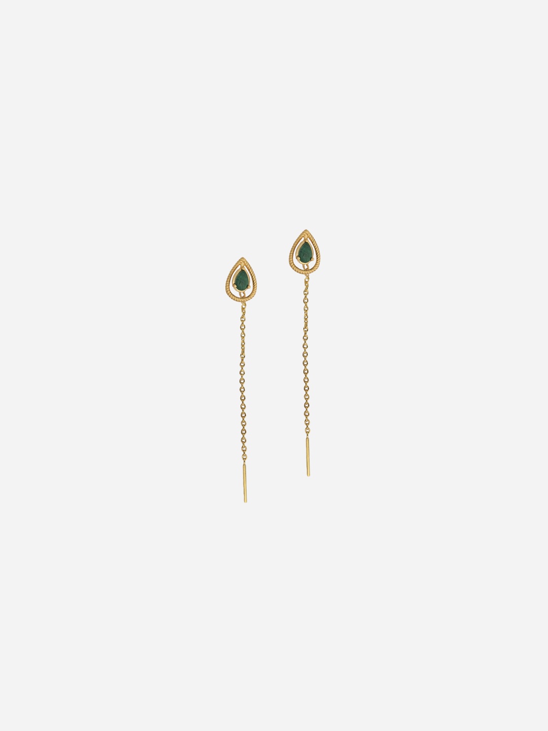 

Trisu Contemporary Hoop Earrings, Gold