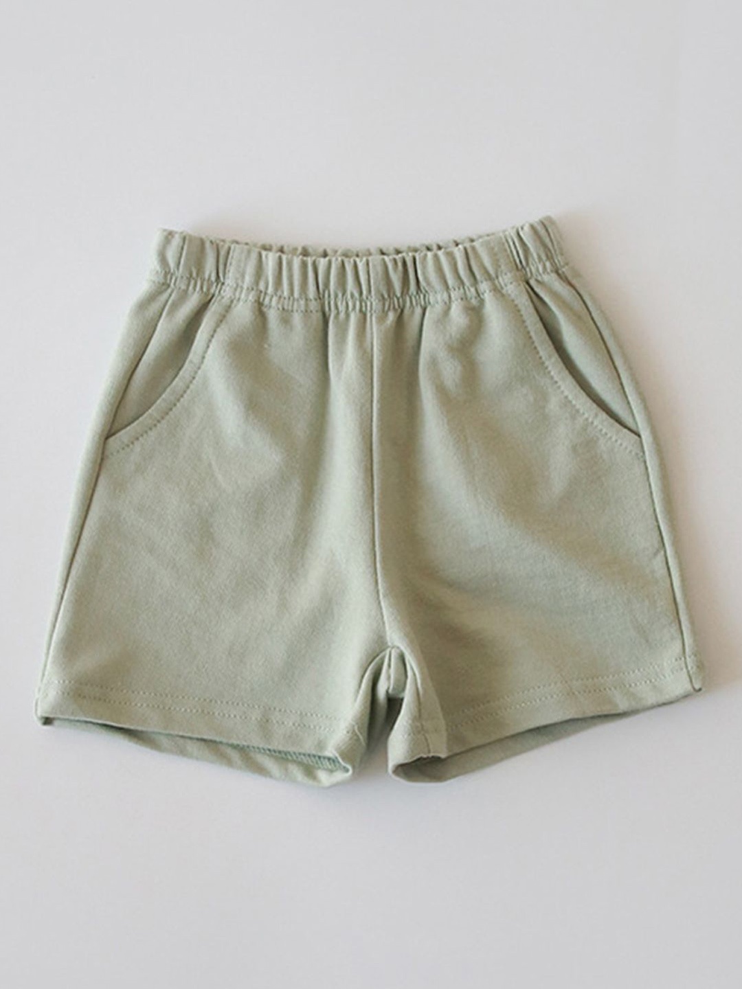 

LULU & SKY Girls Slim Fit High-Rise Shorts, Green