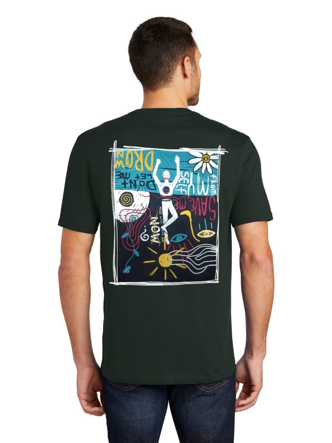 

SONIBROS Men Pockets T-shirt, Teal