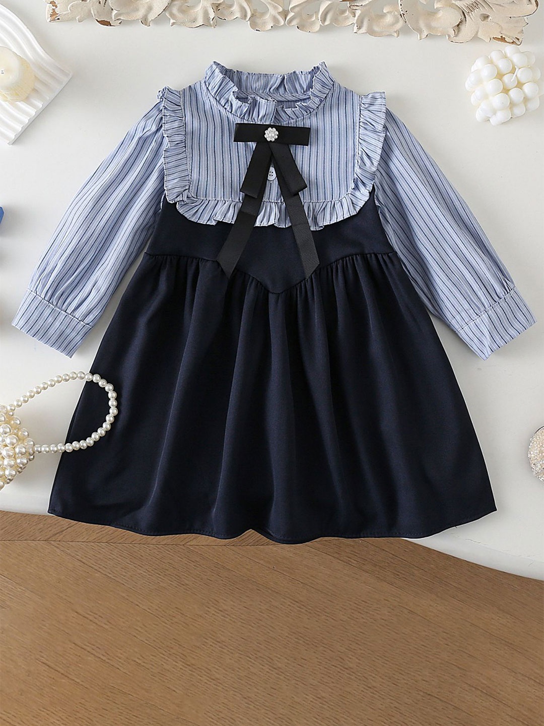 

LULU & SKY Fit & Flare Dress, Blue