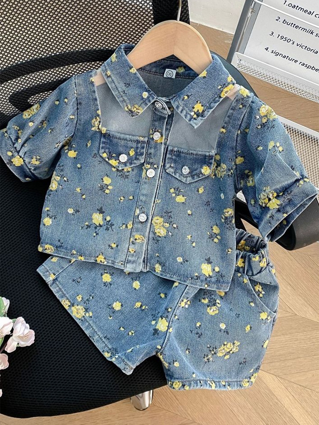 

LULU & SKY Unisex Kids Shirt with Shorts, Blue