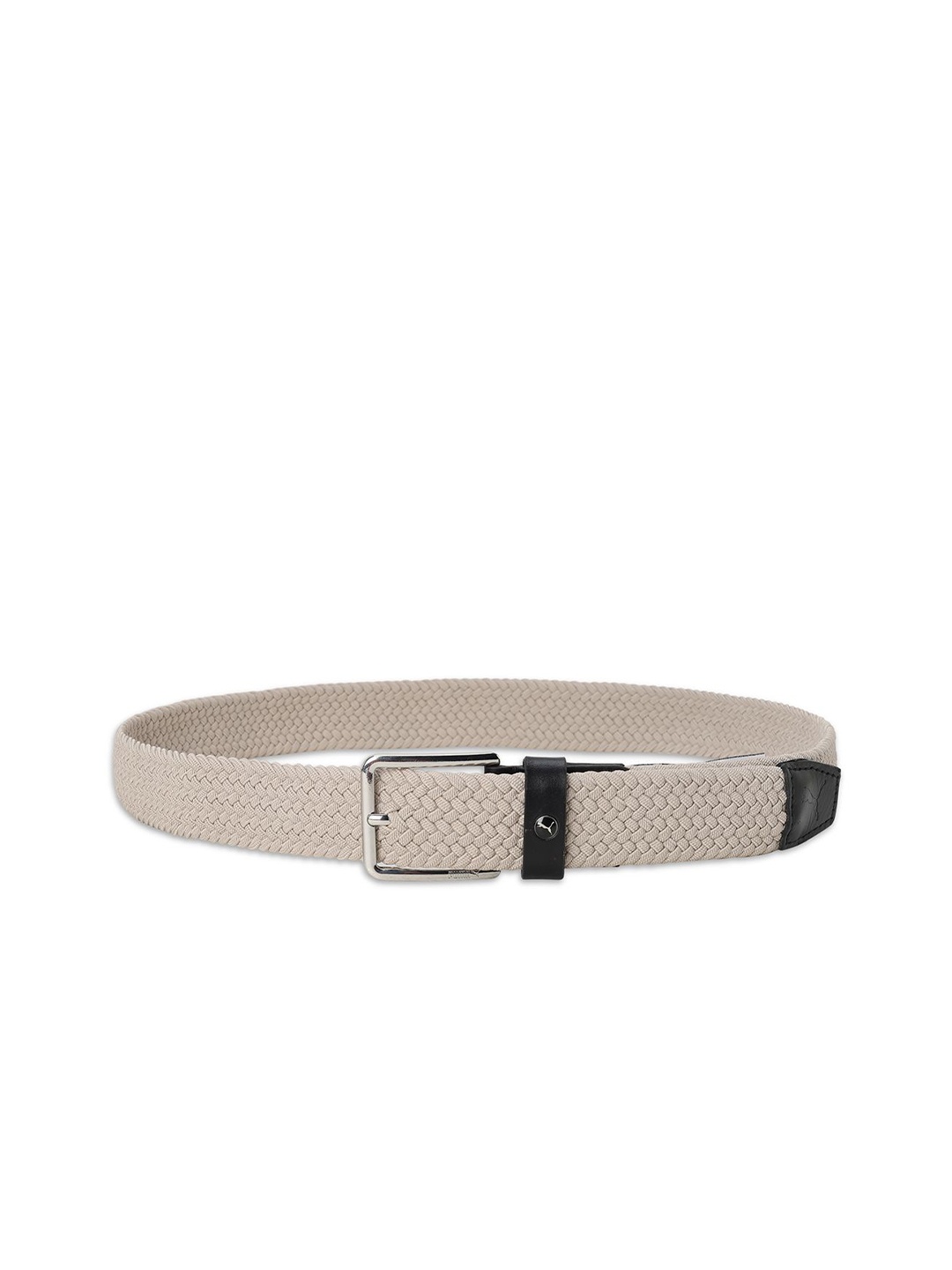 

Puma Braided Webbing Unisex Belt, Beige