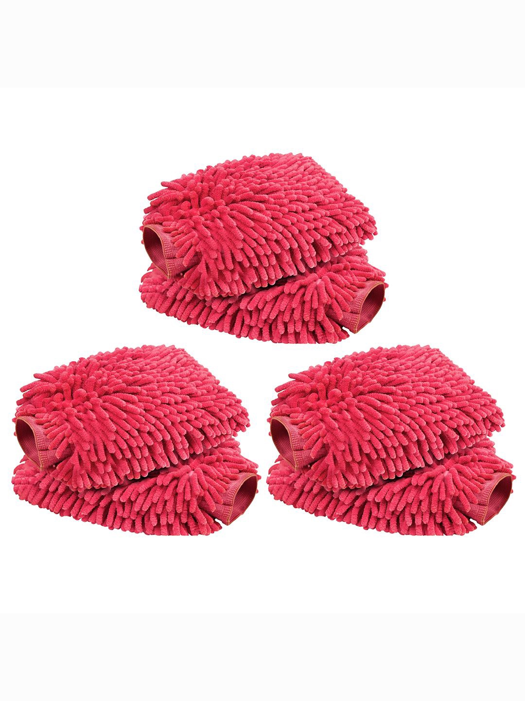 

Kuber Industries Set of 6 Unisex Pink Cleaning Cloth