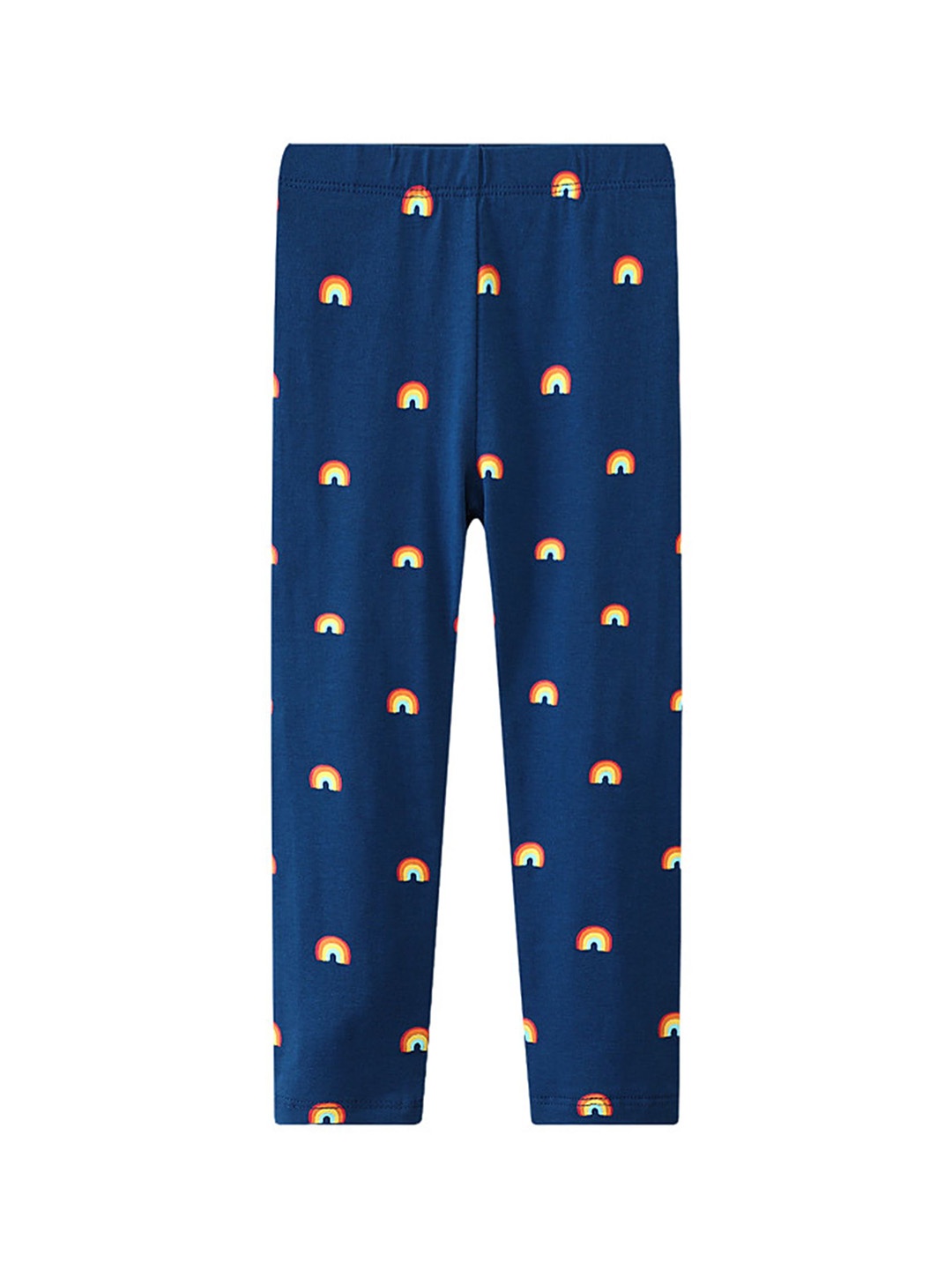 

LULU & SKY Girls Printed Ankle Length Leggings, Blue