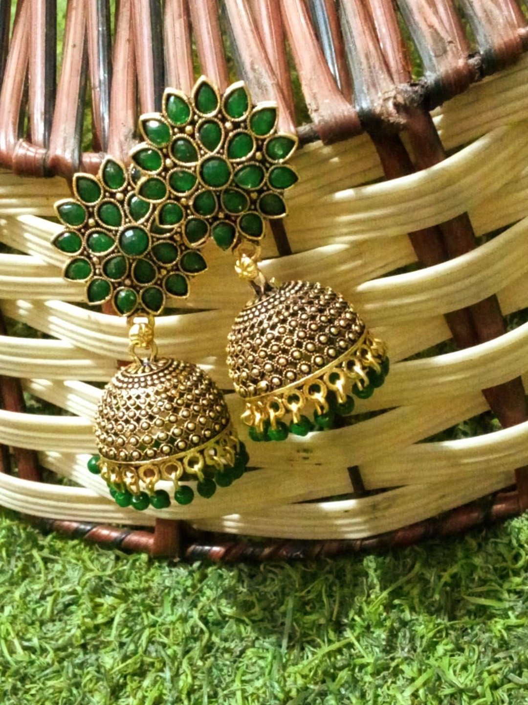 

JMBW INTERNATIONAL Earrings, Green