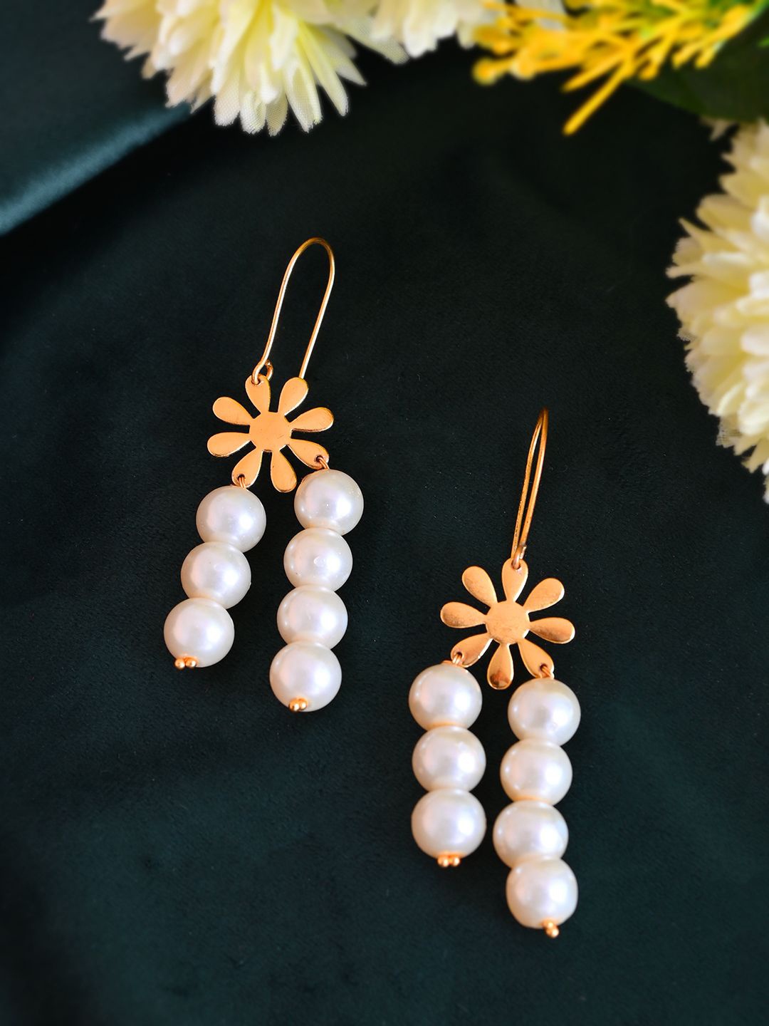 

Silvermerc Designs Classic Drop Earrings, White