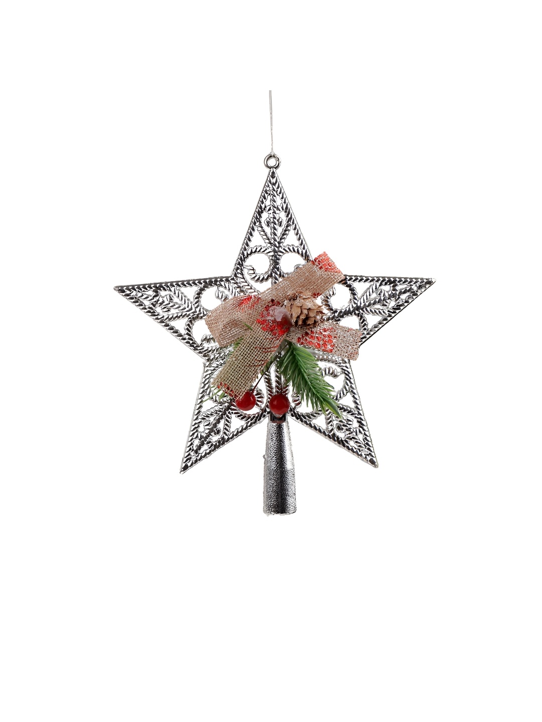 

Archies Grey Star Christmas Tree Dcor