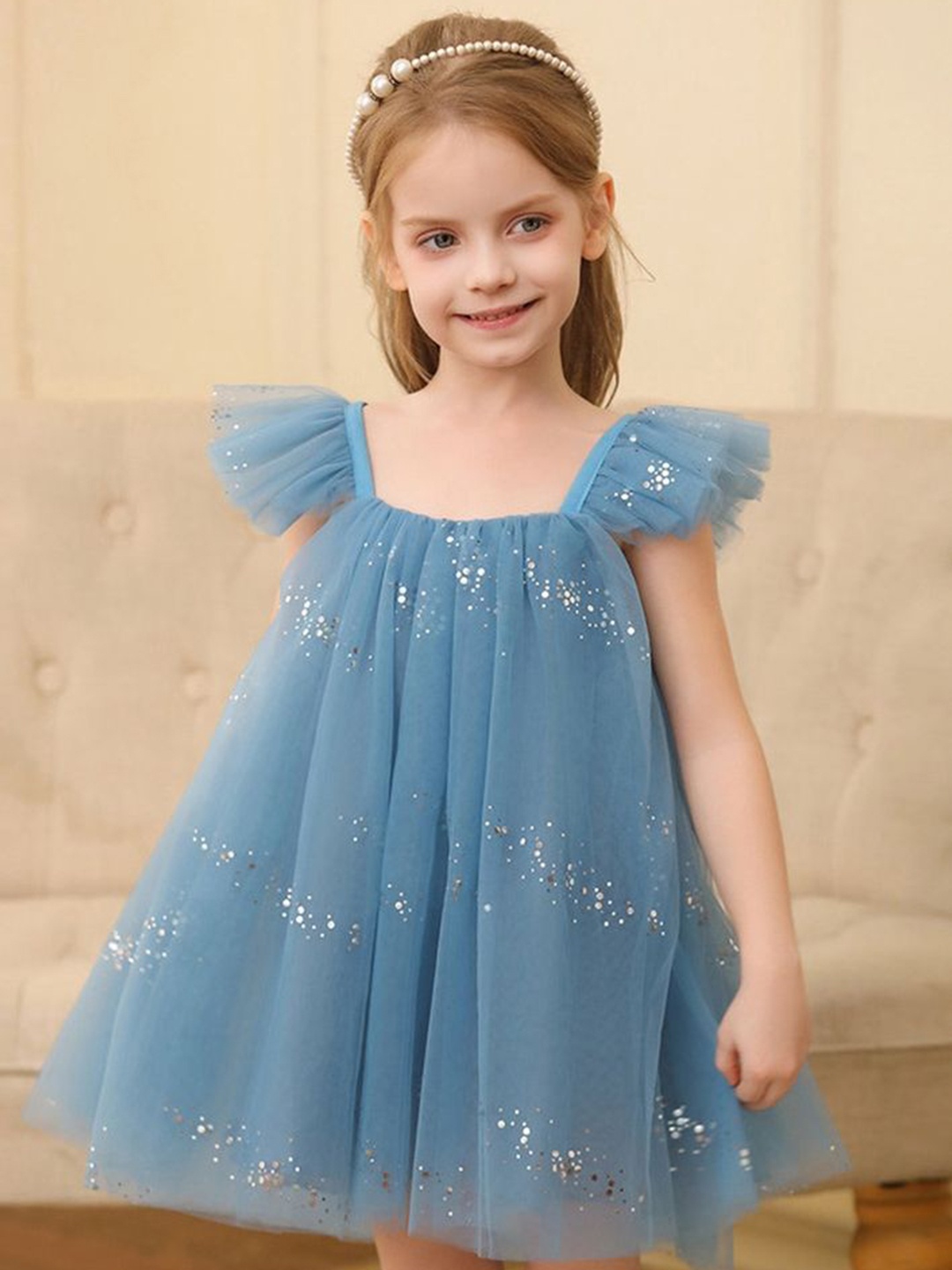 

LULU & SKY A-Line Dress, Blue