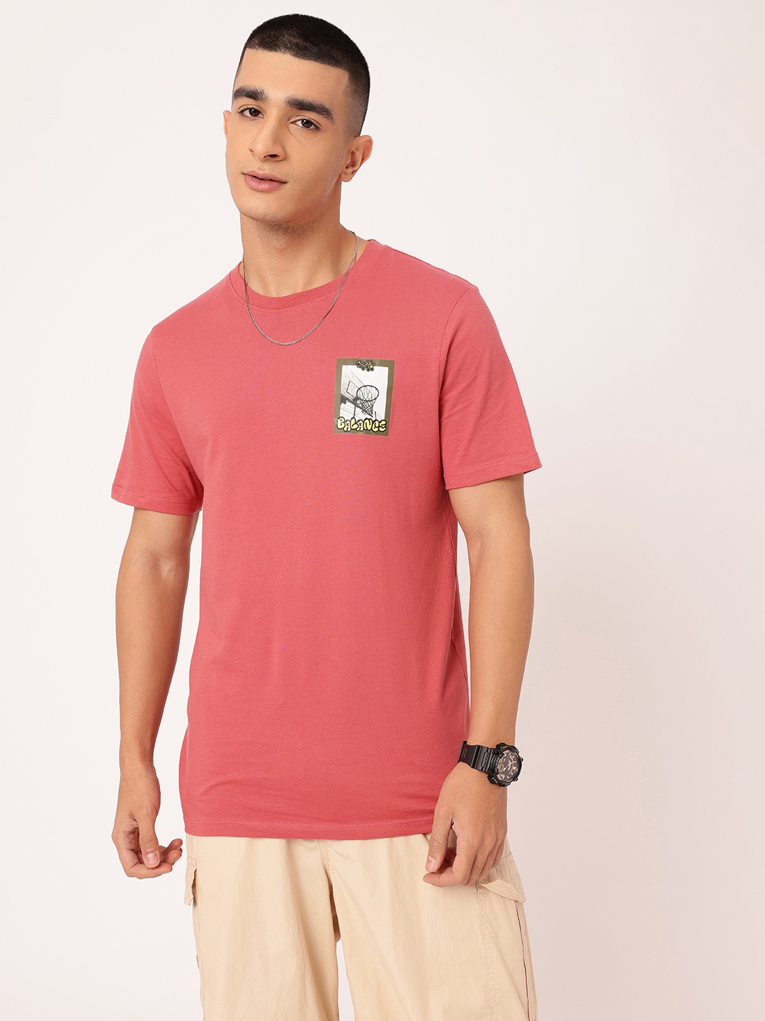 

Kook N Keech Street Cool Printed T-shirt, Rose