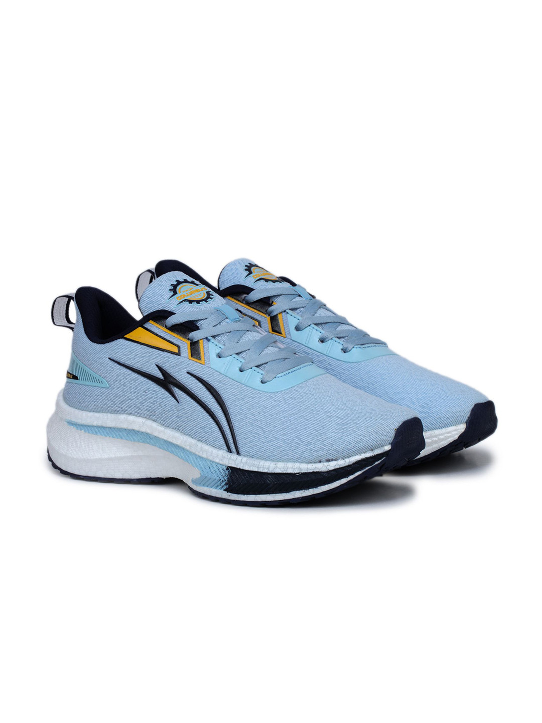

Columbus Men Lace-Up Running Non-Marking Shoes, Blue