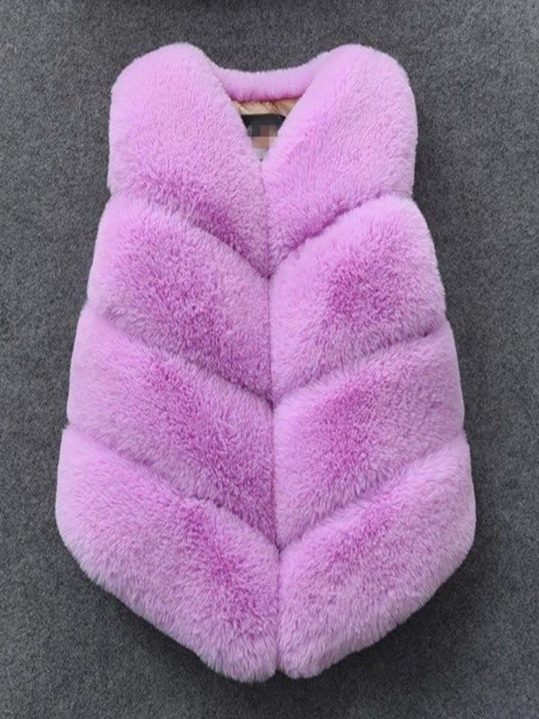 

Xsole Kids Collar less Self Design Jacket, Purple