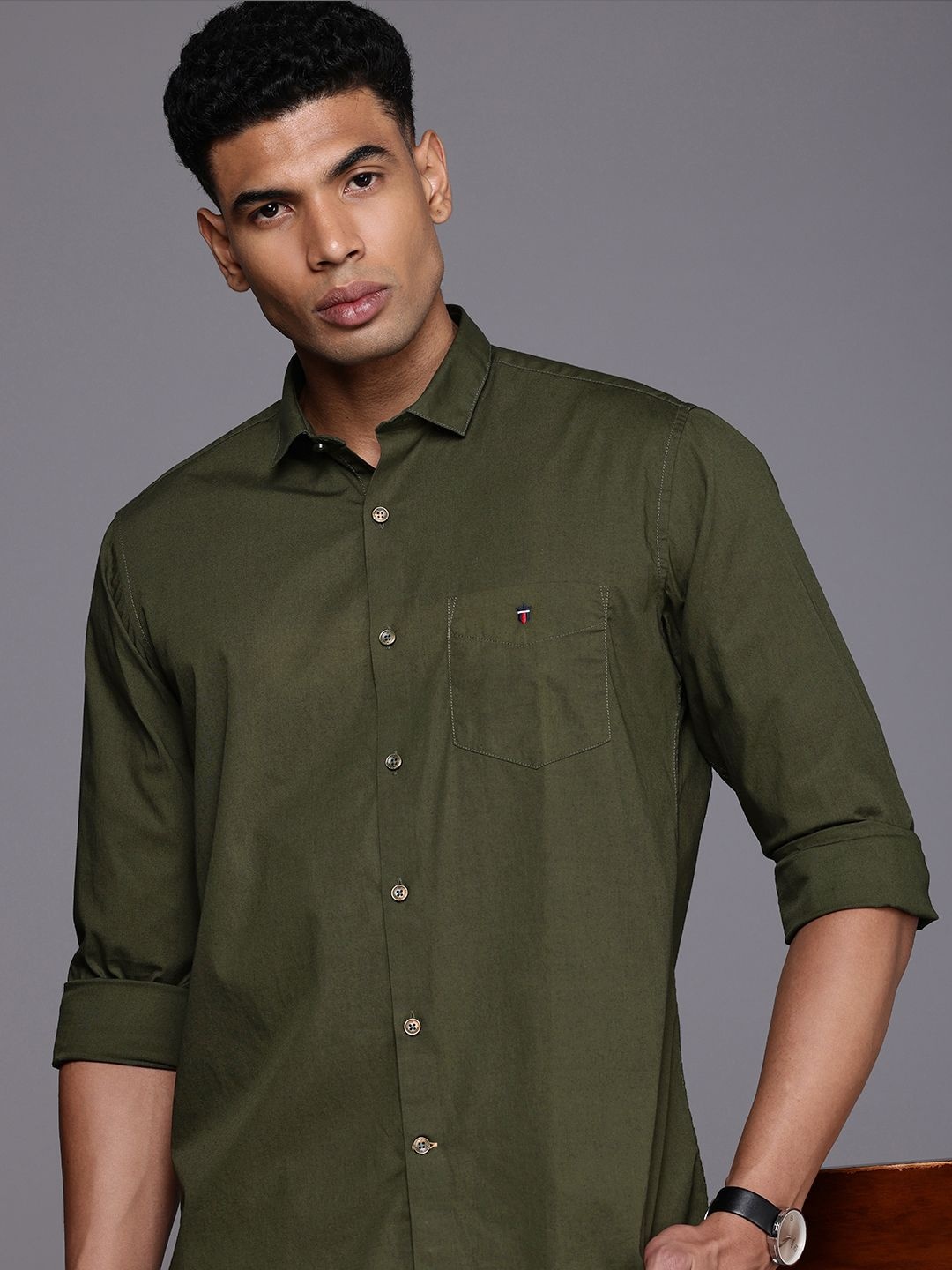 

Louis Philippe Sport Slim Fit Casual Shirt, Green