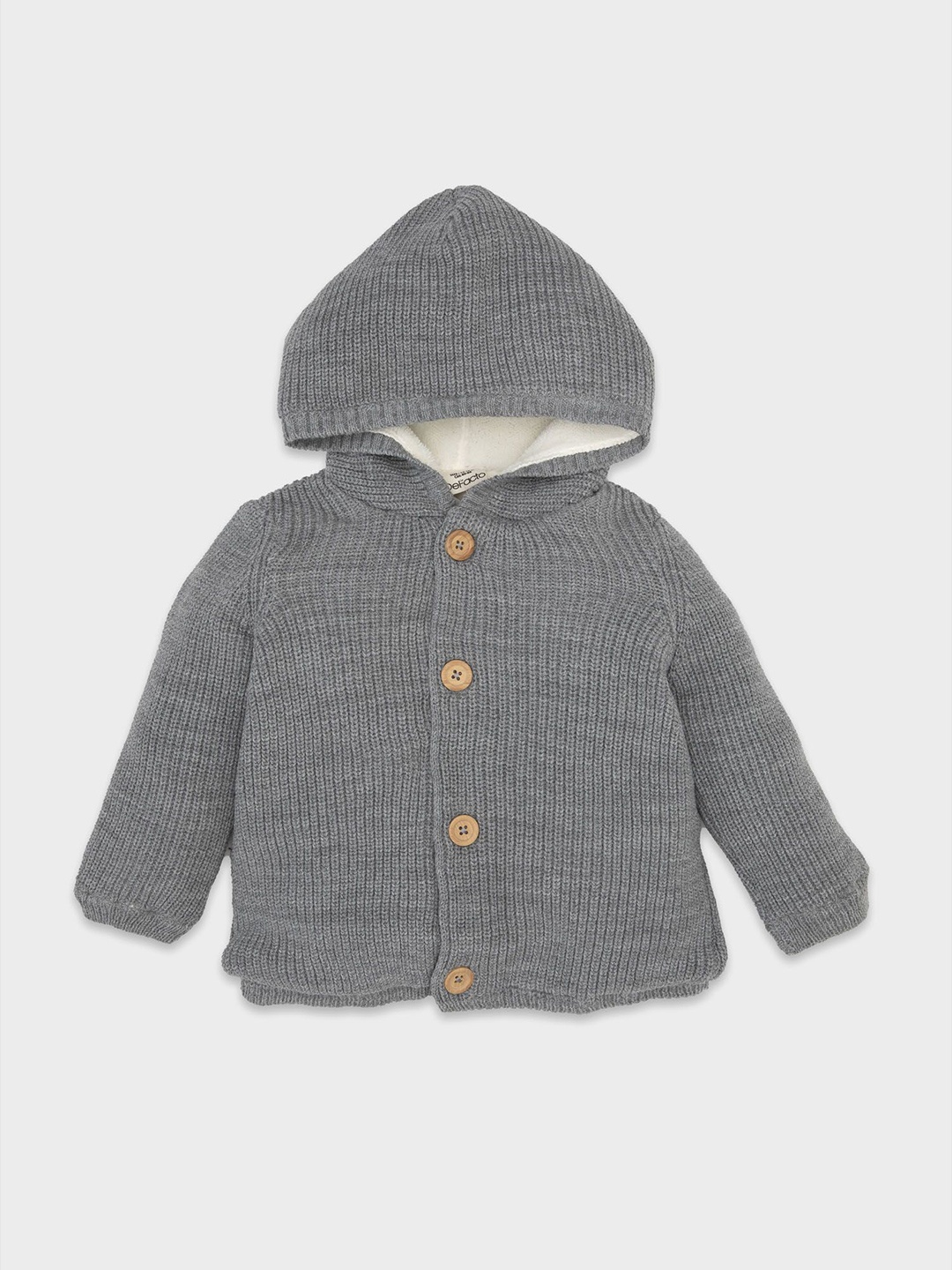 

DeFacto Boys Ribbed Sweaters, Grey