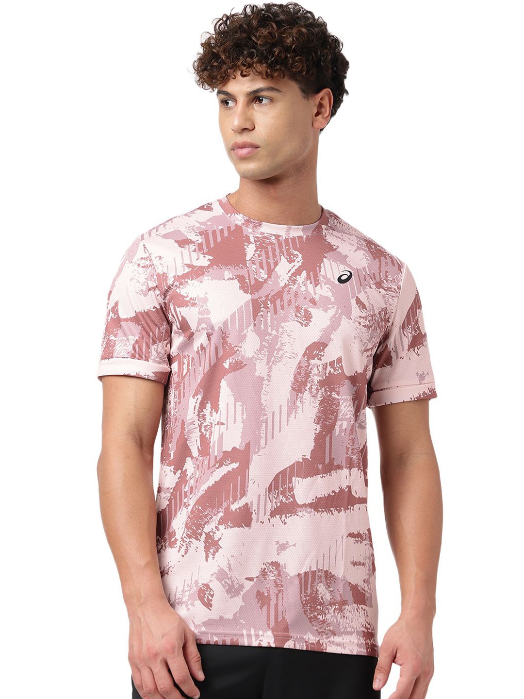 

ASICS GRAPHIC AOP SS Printed T-Shirt, Pink