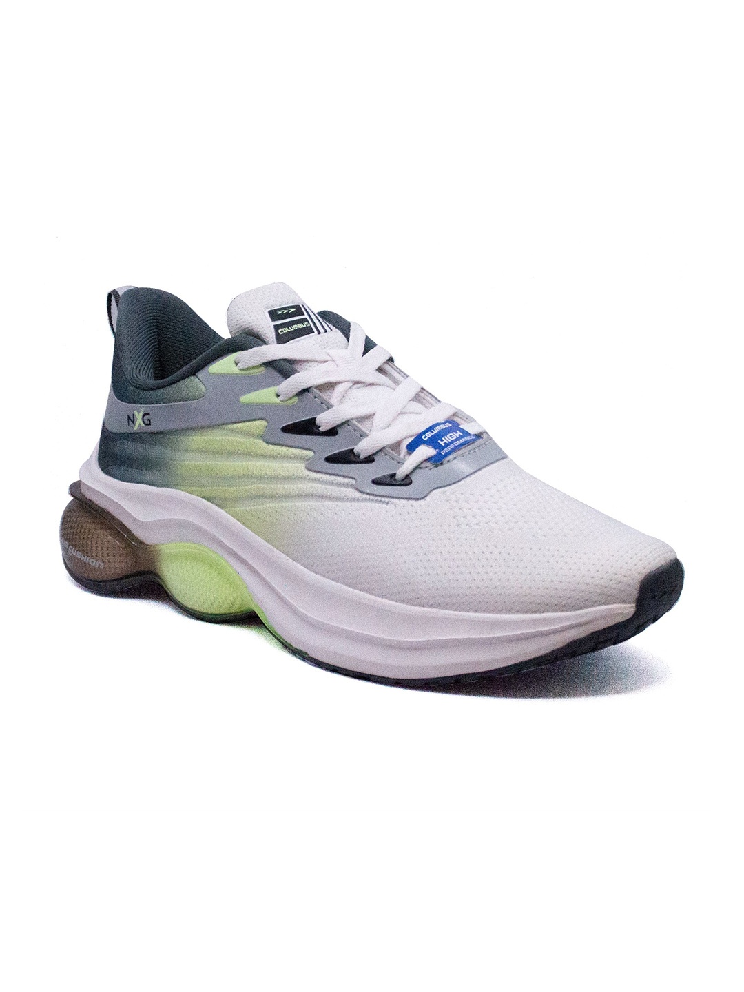 

Columbus Men BOLDKICKS Mesh Running Non-Marking Sports Shoes, Grey
