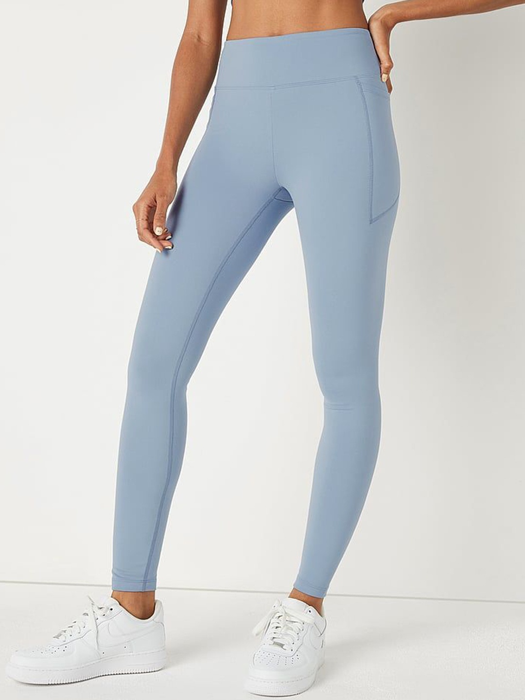

Victoria's Secret Women Ankle-Length Gym Tights, Blue