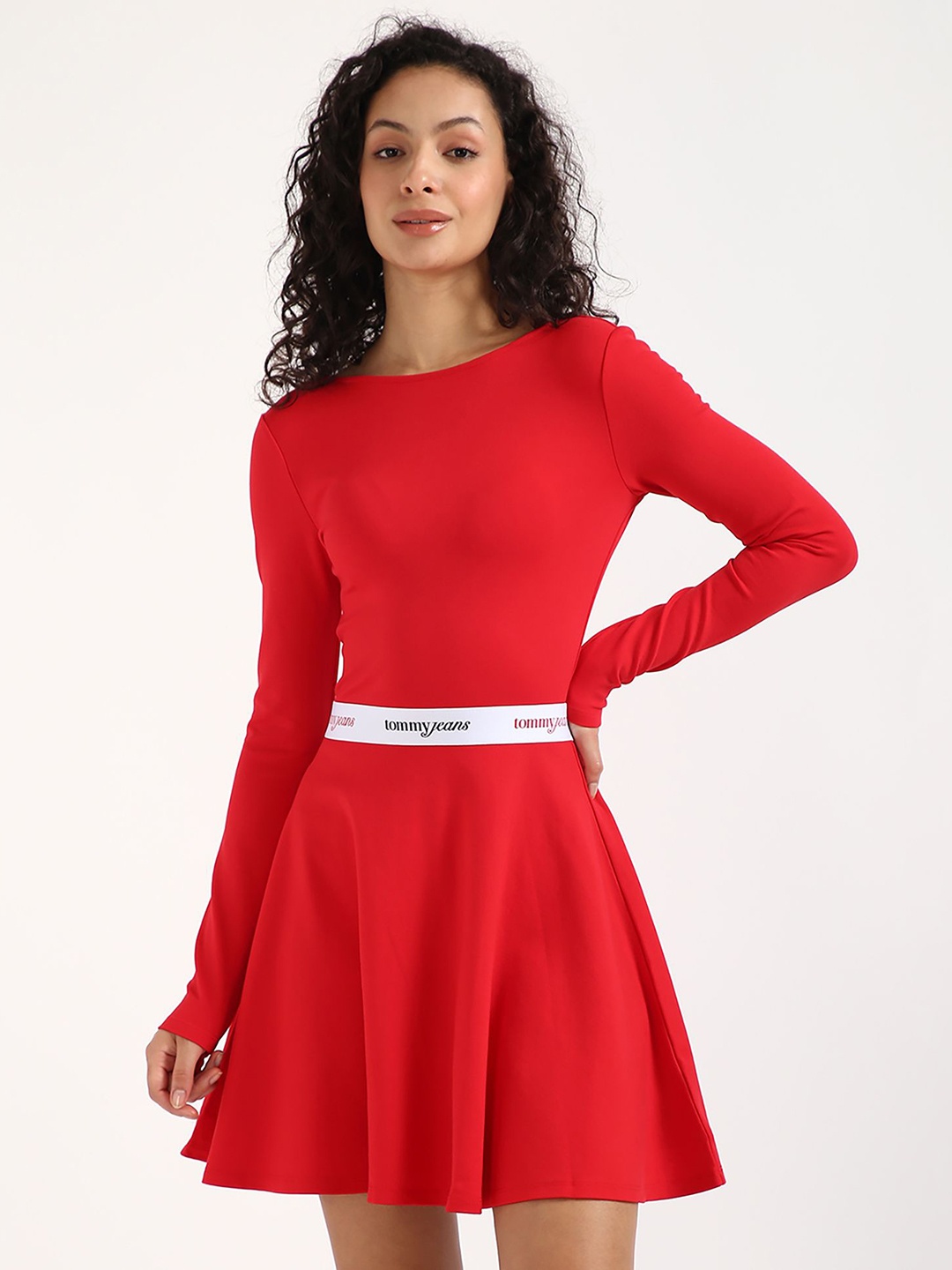 

Tommy Hilfiger Fit & Flare Dress, Red