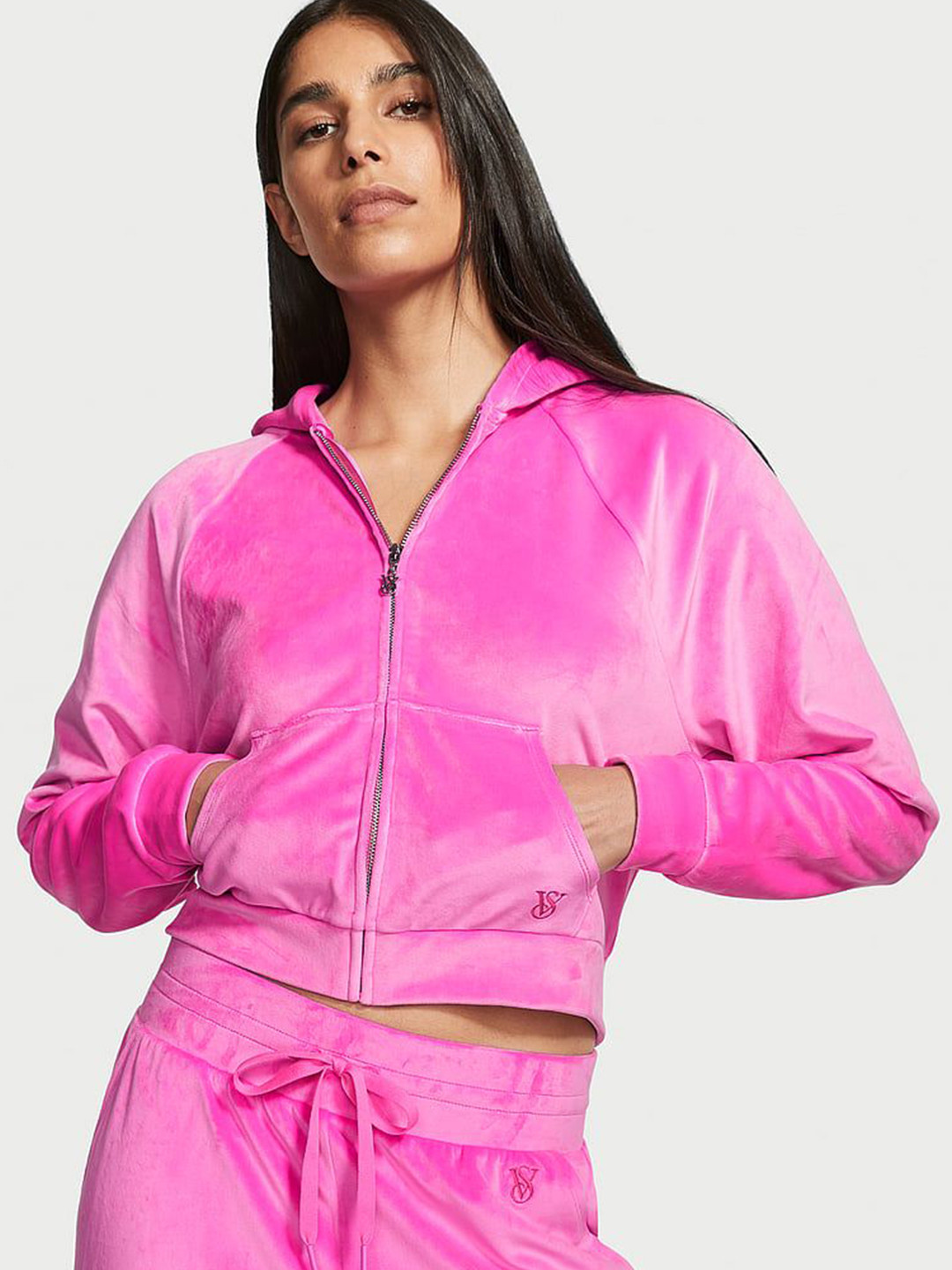 

Victoria's Secret Women Hooded Sweatshirt, Pink