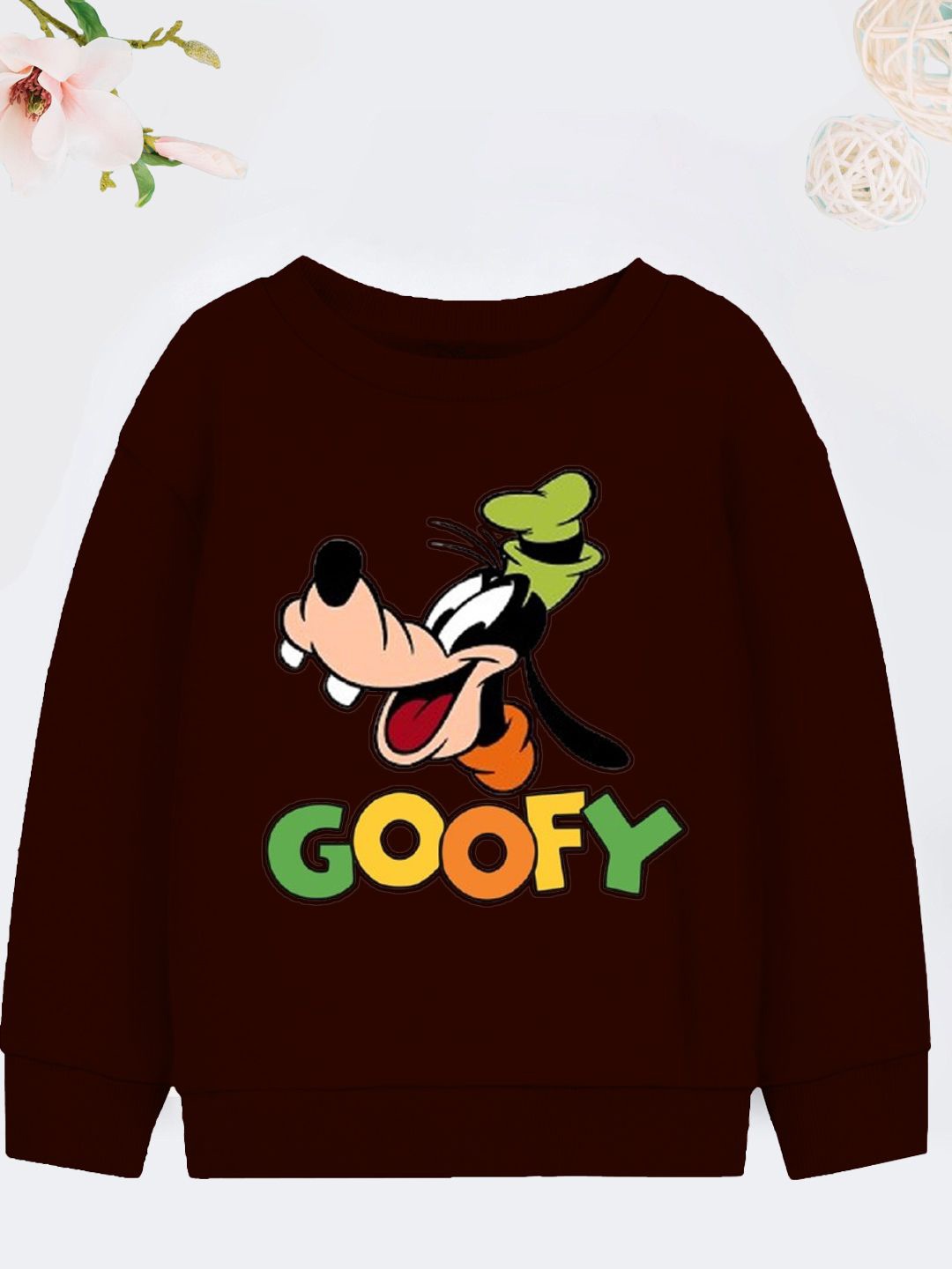 

YK Disney Boys Printed Sweatshirt, Coffee brown