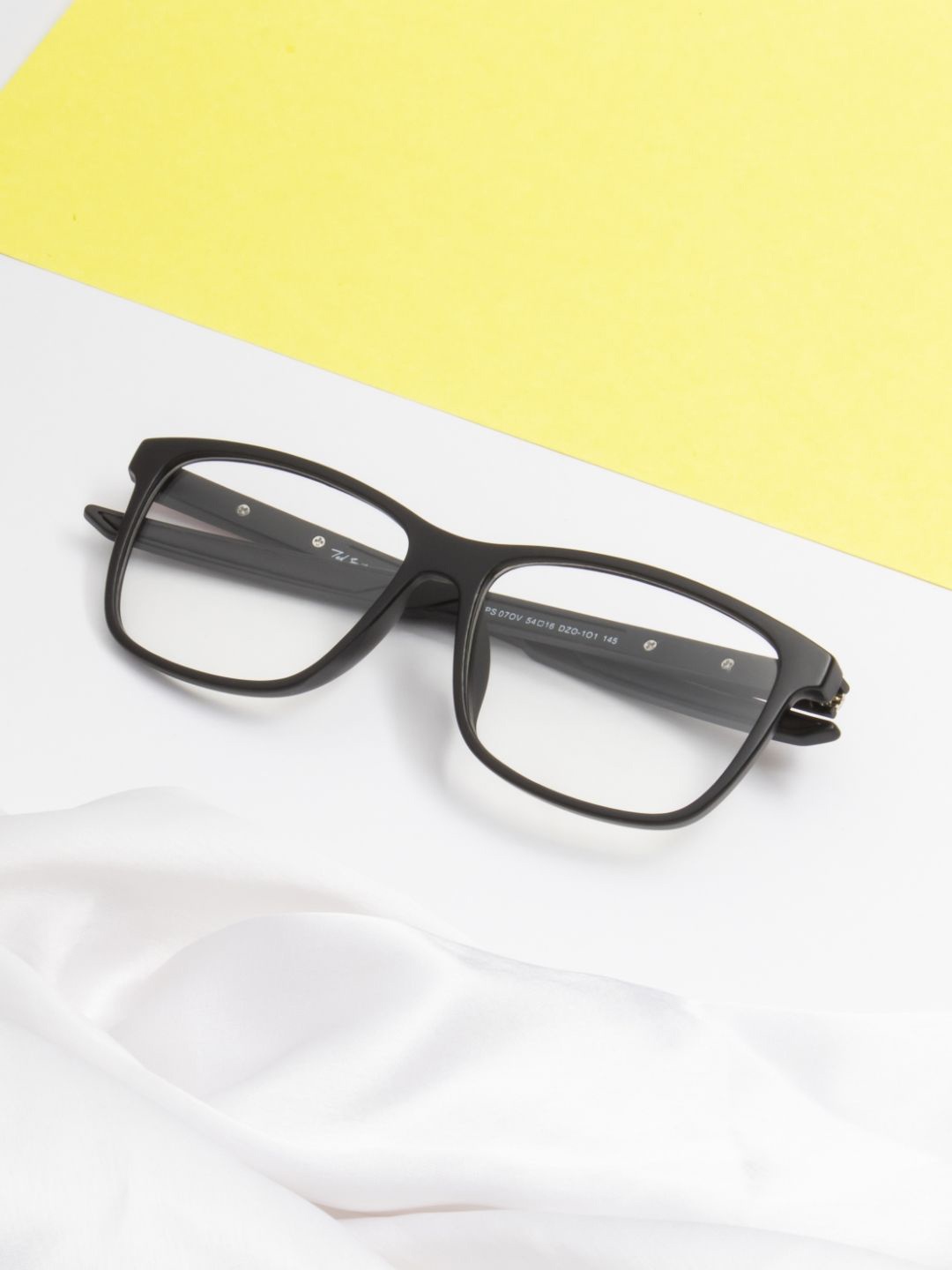 

Ted Smith Unisex Full Rim Wayfarer Frames, Black