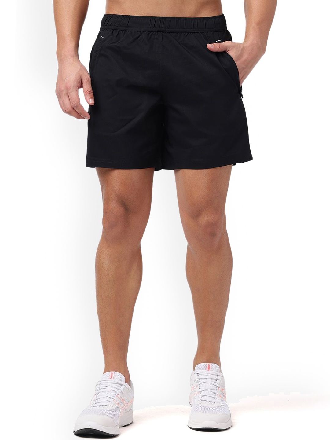 

ASICS AOP WOVEN SHORT Men Regular Fit Running Shorts, Black