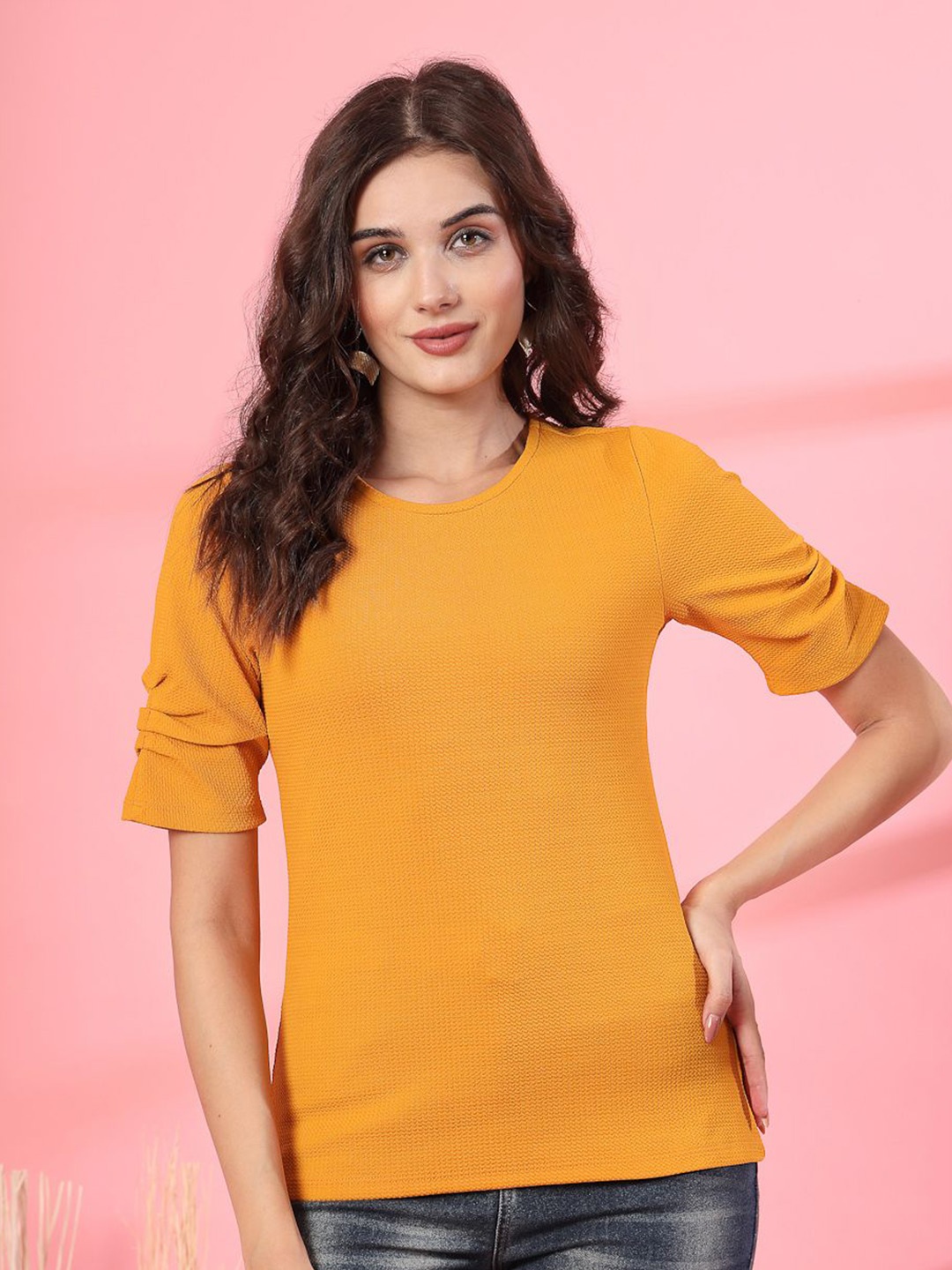 

STYLECAST X KASSUALLY Top, Yellow