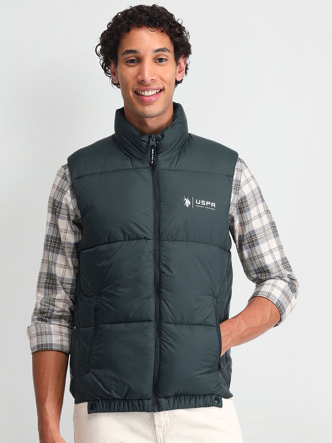 

U.S. Polo Assn. Denim Co. Men Padded Jacket, Green