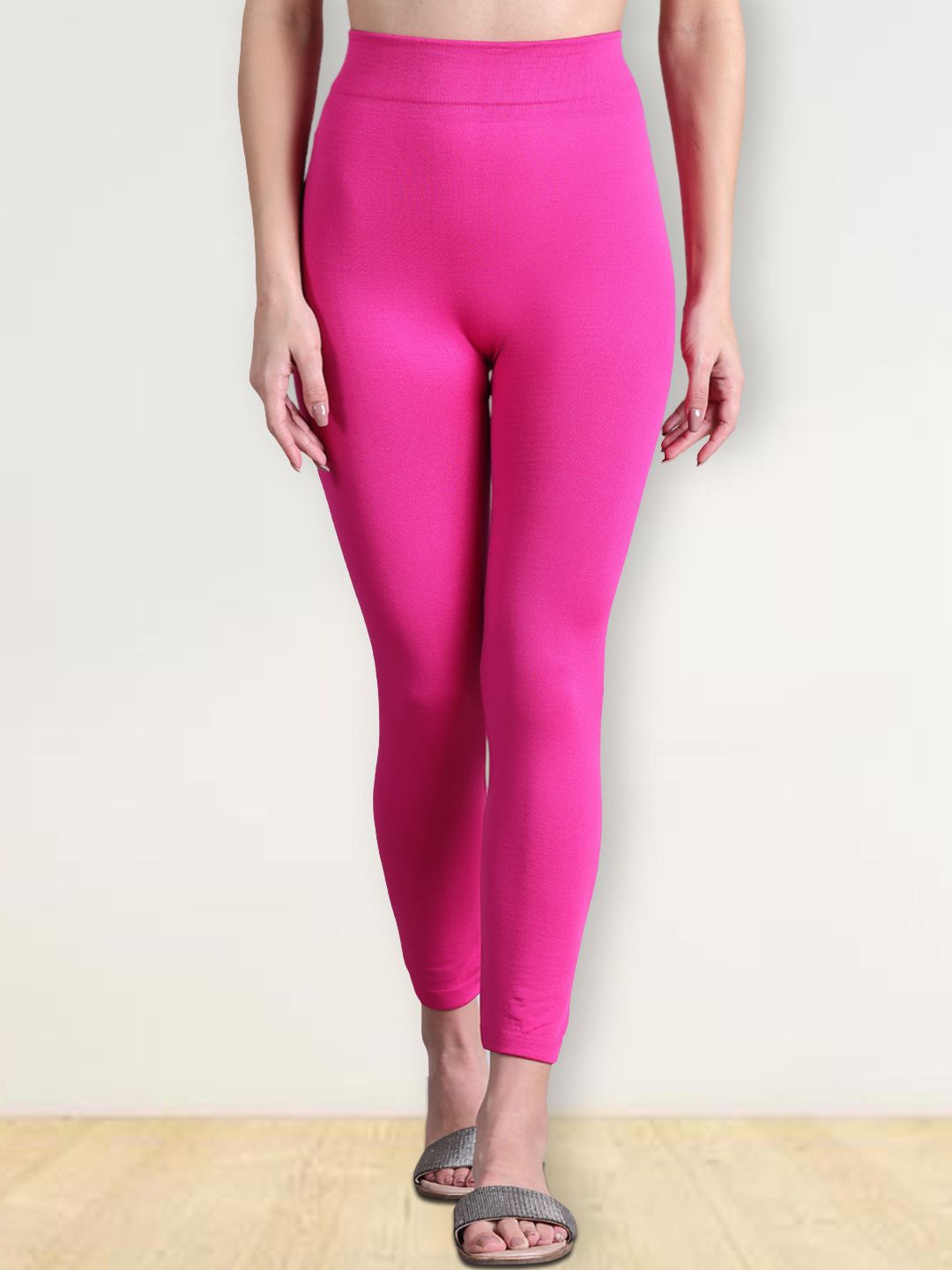 

Jinfo Ankle-Length Leggings, Pink