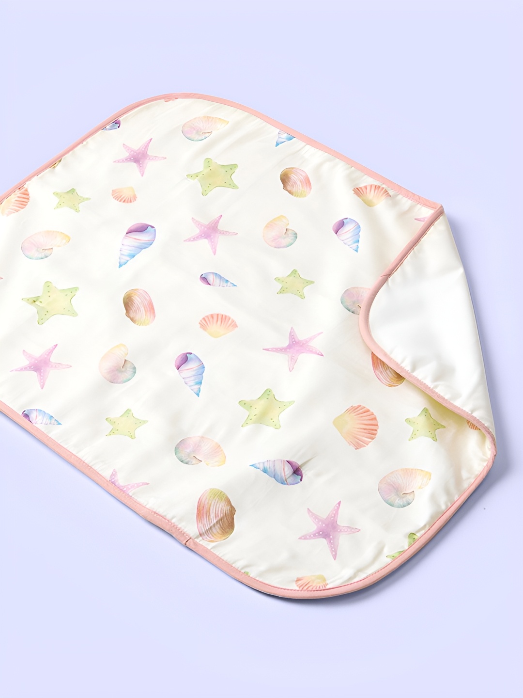 

Fancy Fluff Multicoloured Cotton Water Resistant Mattress Protector, Multi