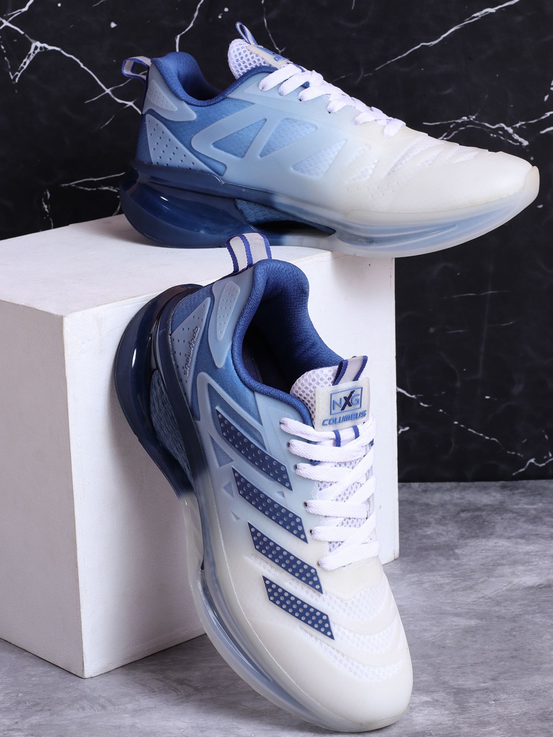

Columbus Men Running Non-Marking Shoes, White